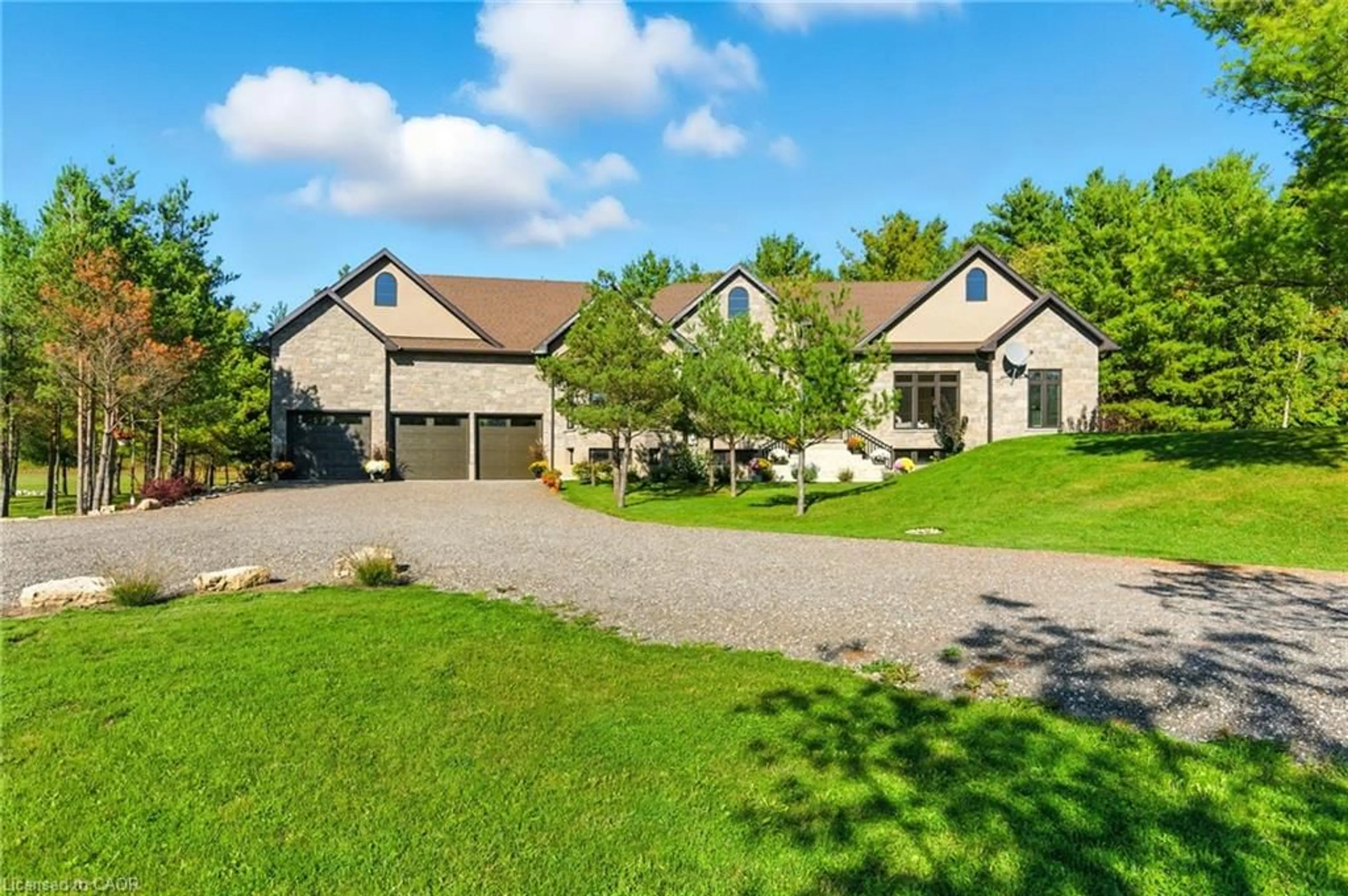 A pic from outside/outdoor area/front of a property/back of a property/a pic from drone, unknown for 986 Highway 8, Hamilton Ontario L9H 5E1