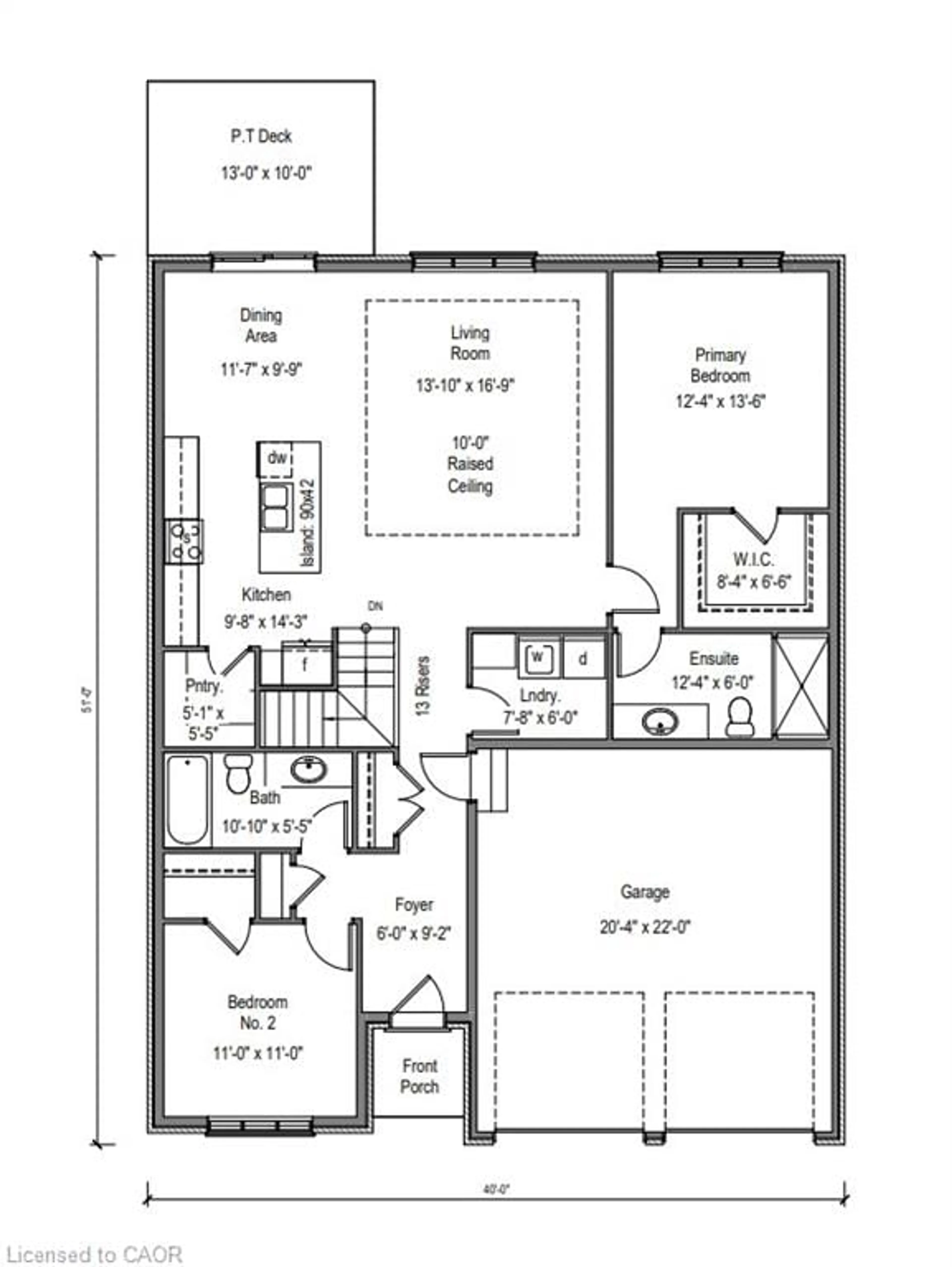 Floor plan for 43 Judd Dr, Simcoe Ontario N3Y 4Y8