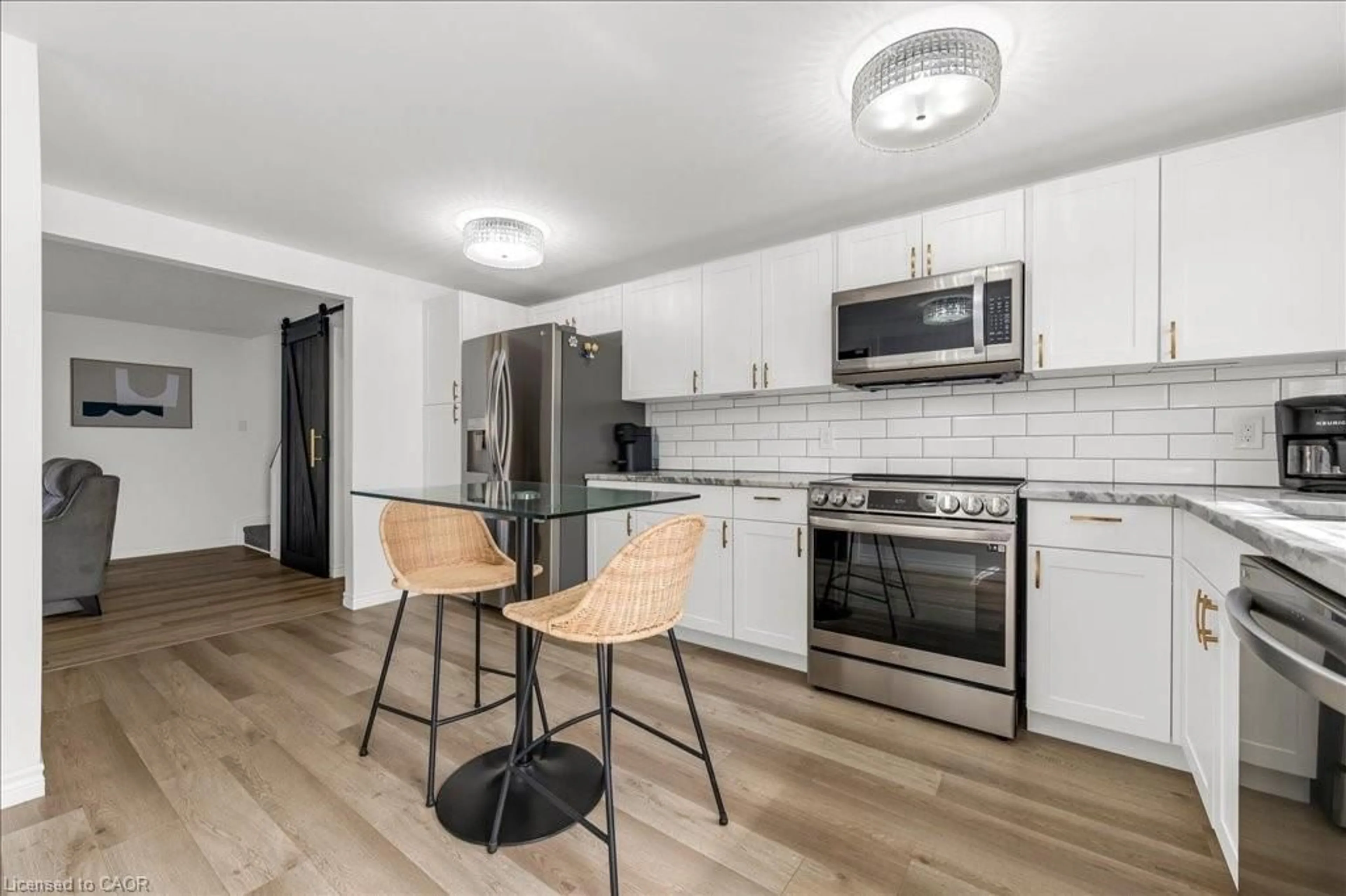 Open concept kitchen, unknown for 197 Dunsdon St, Brantford Ontario N3R 7H7