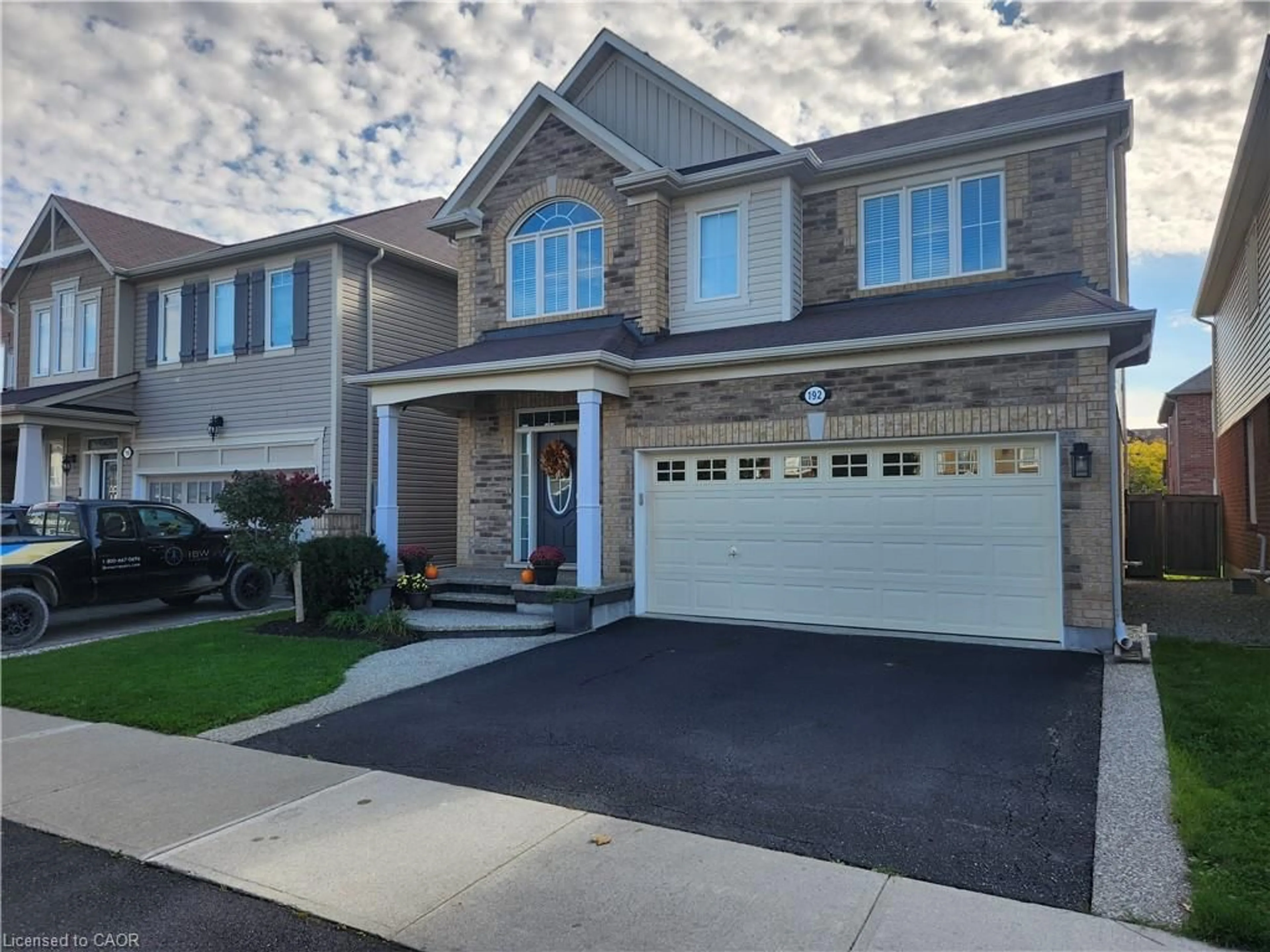 Home with brick exterior material, street for 192 Leiterman Dr, Milton Ontario L9T 8B5