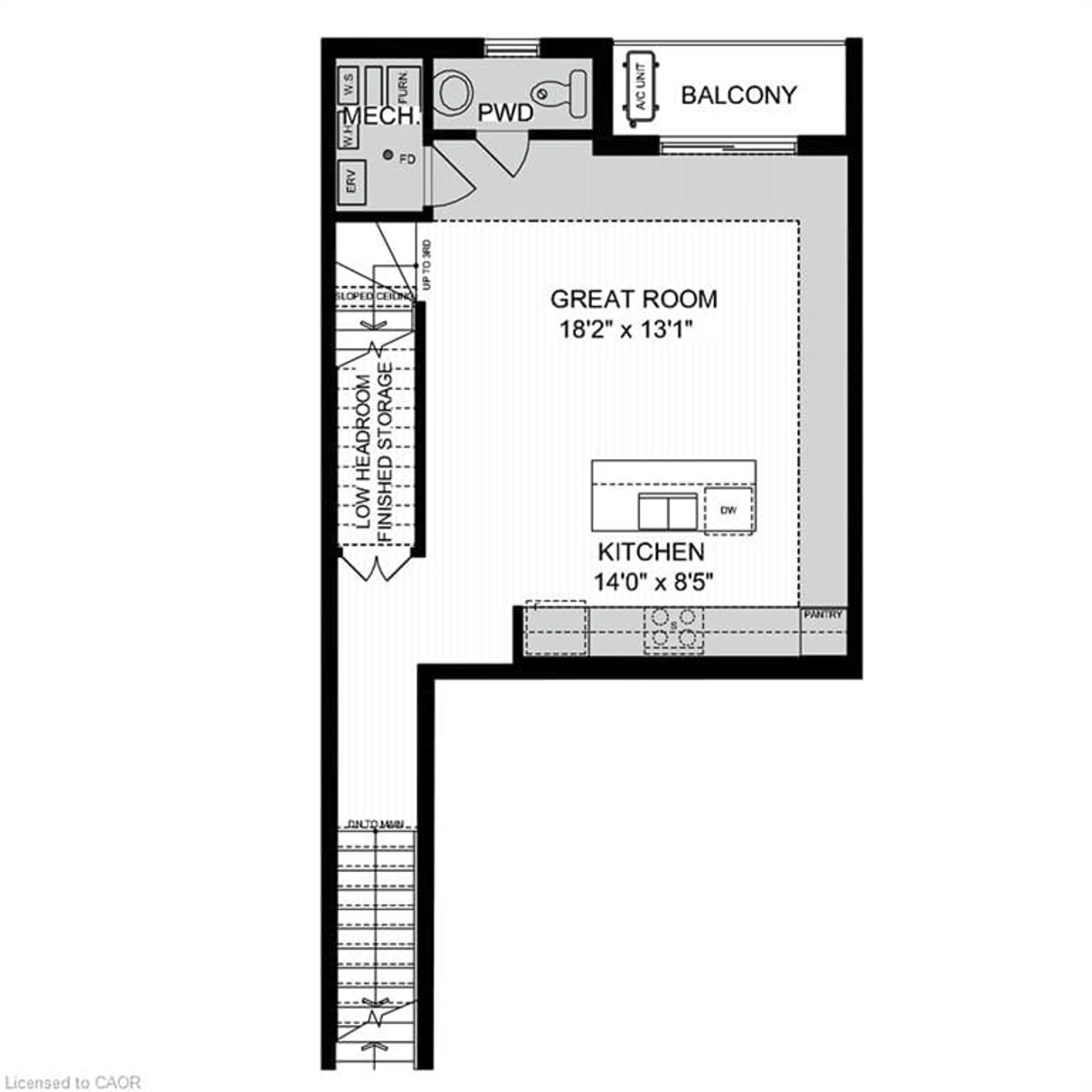Floor plan for 246 Raspberry Pl #E022, Waterloo Ontario N2T 2Z4