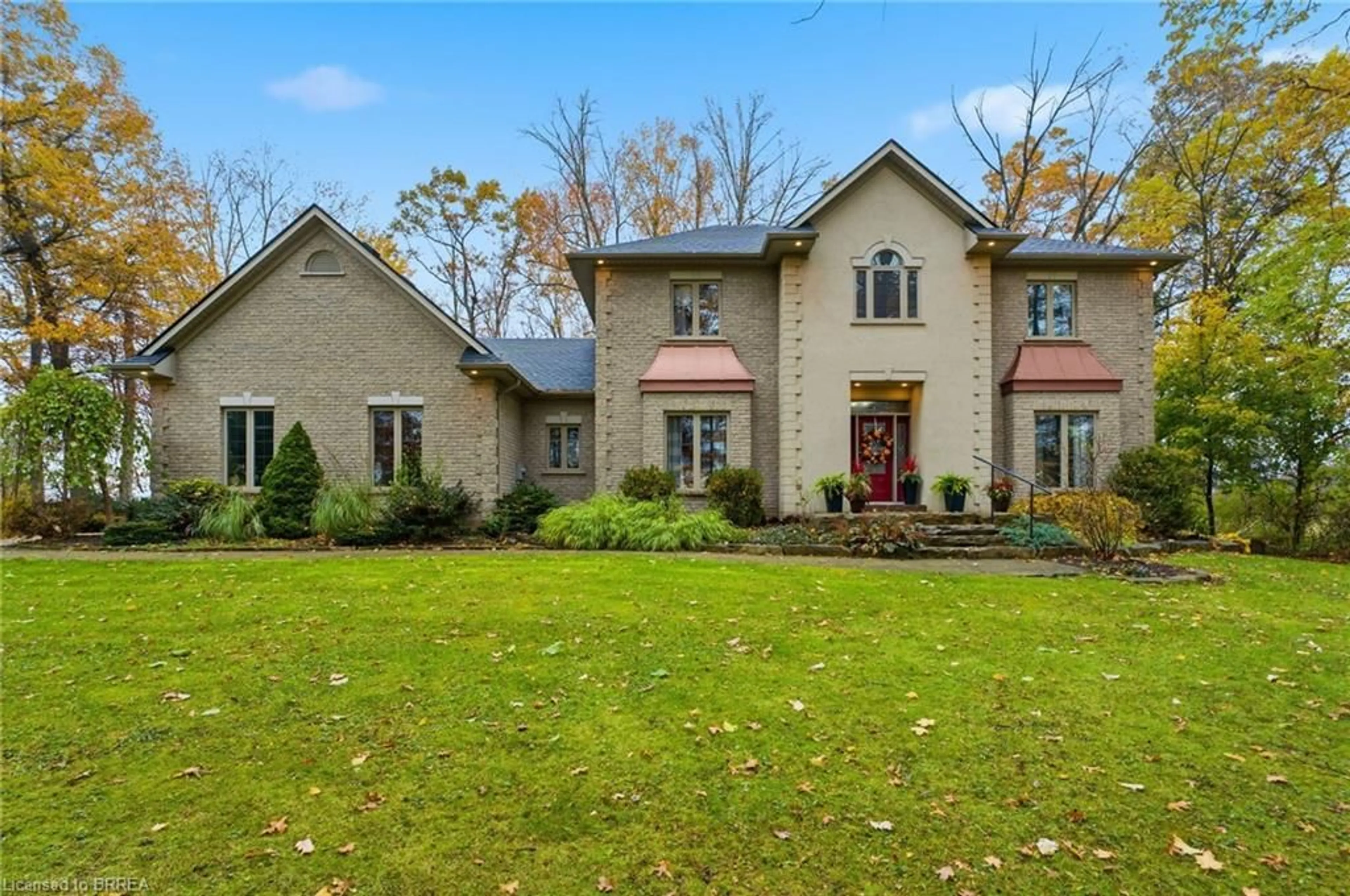 Home with brick exterior material, street for 271 Windham 14 Rd, Simcoe Ontario N3Y 4K6