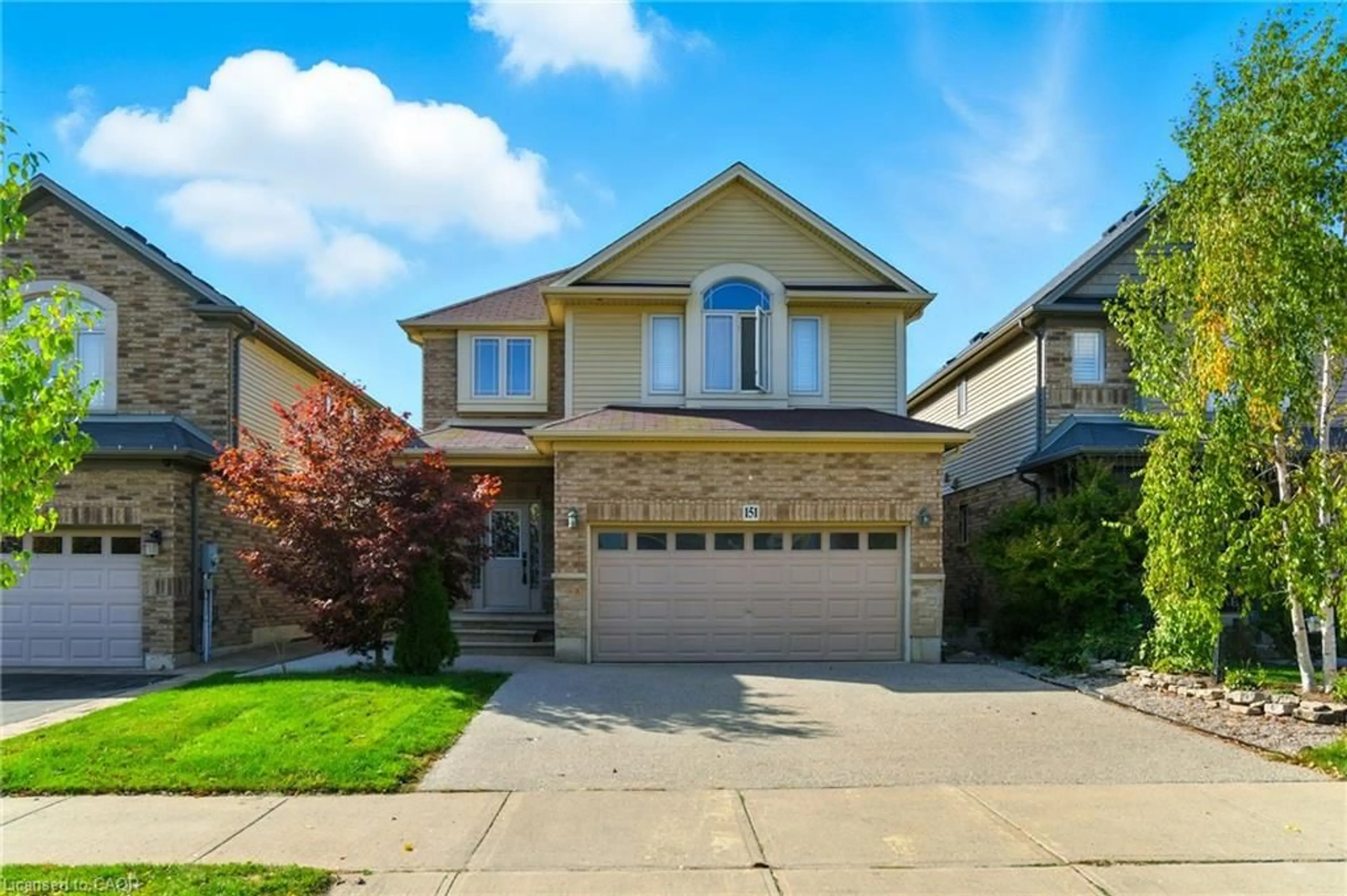Home with brick exterior material, street for 151 Royal Winter Dr, Binbrook Ontario L0R 1C0