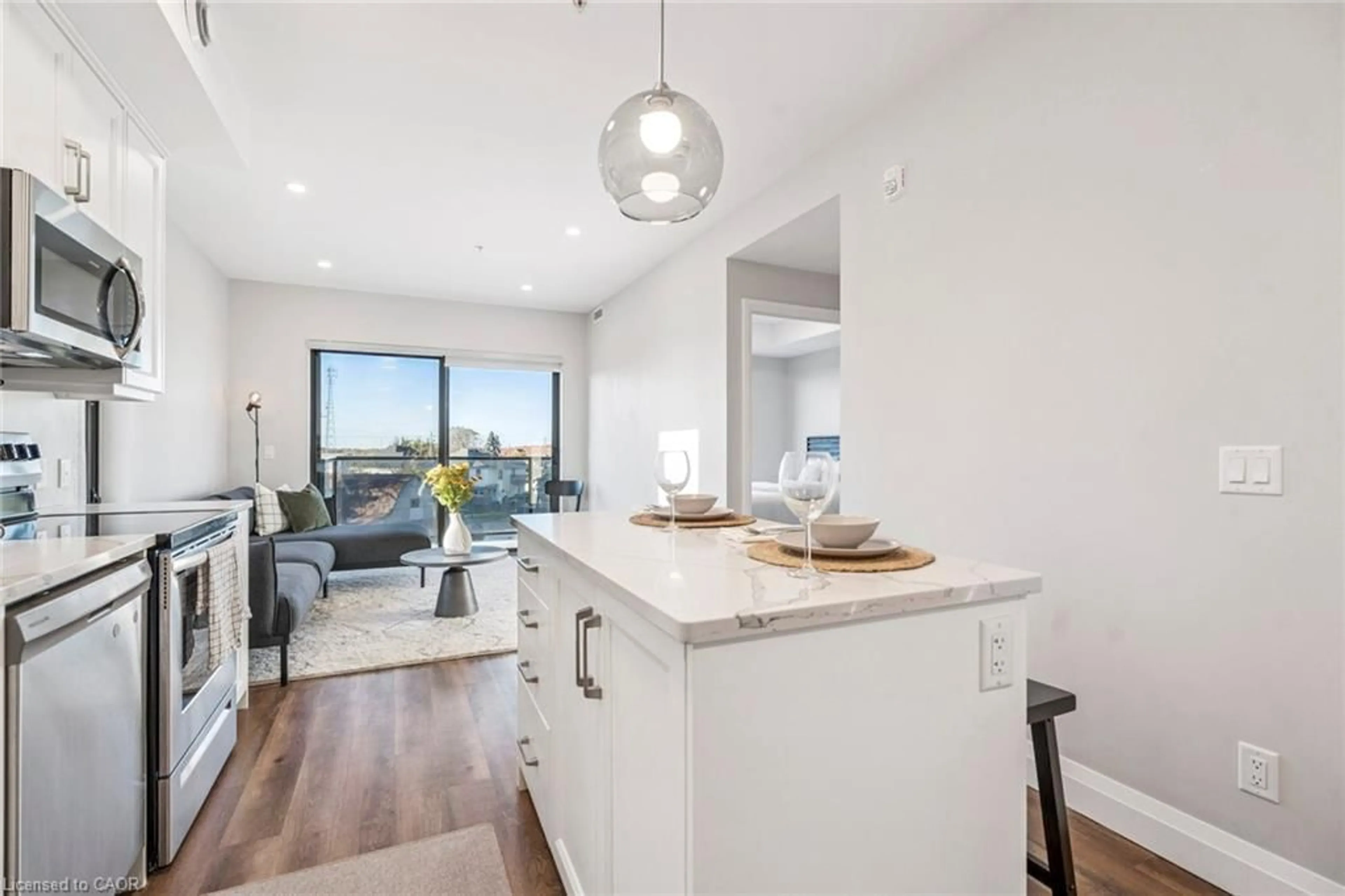 Open concept kitchen, unknown for 64 Main St #316, Hagersville Ontario N0A 1H0