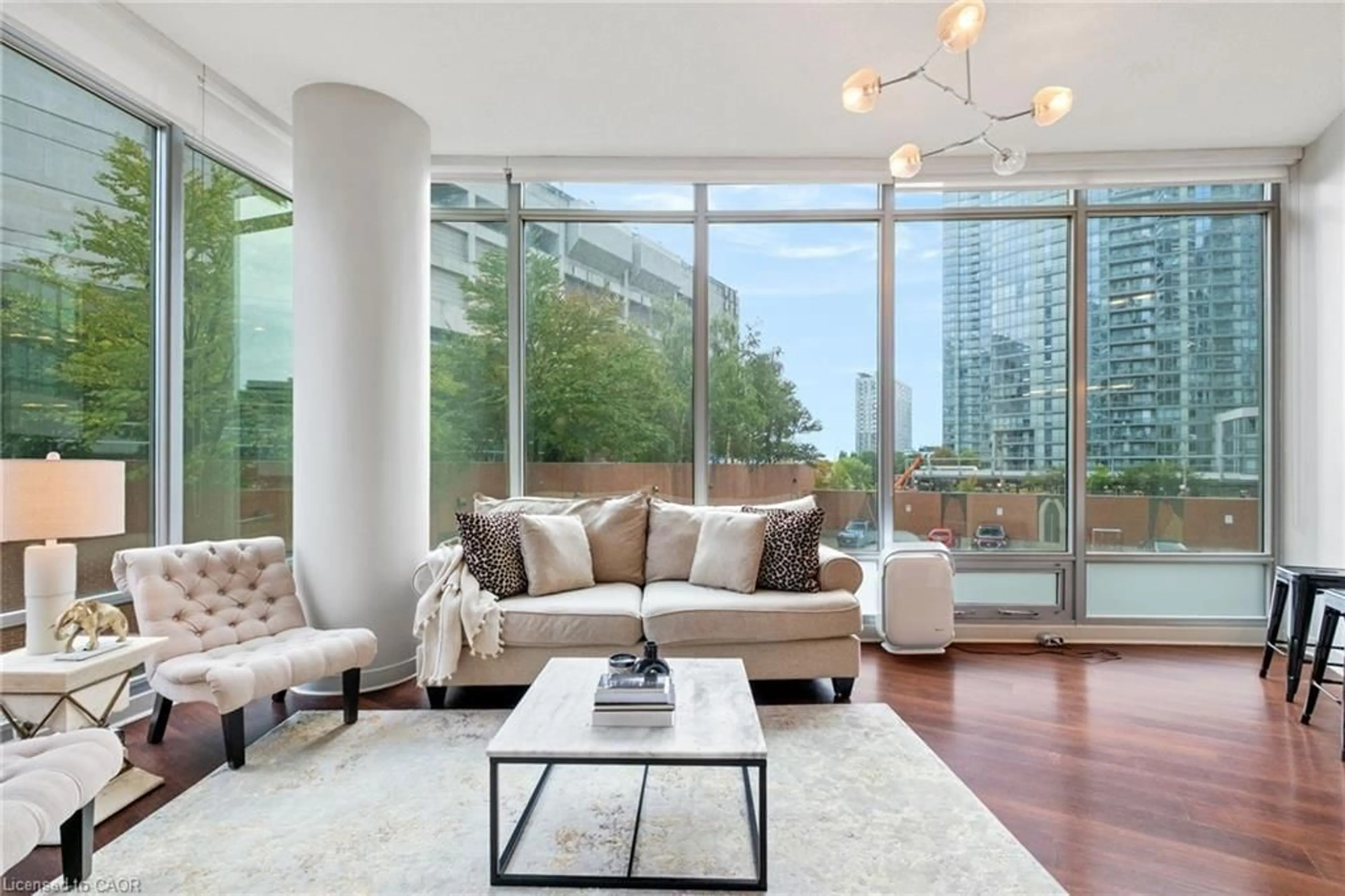 Living room with furniture, unknown for 81 Navy Wharf Crt #201, Toronto Ontario M5V 3S2
