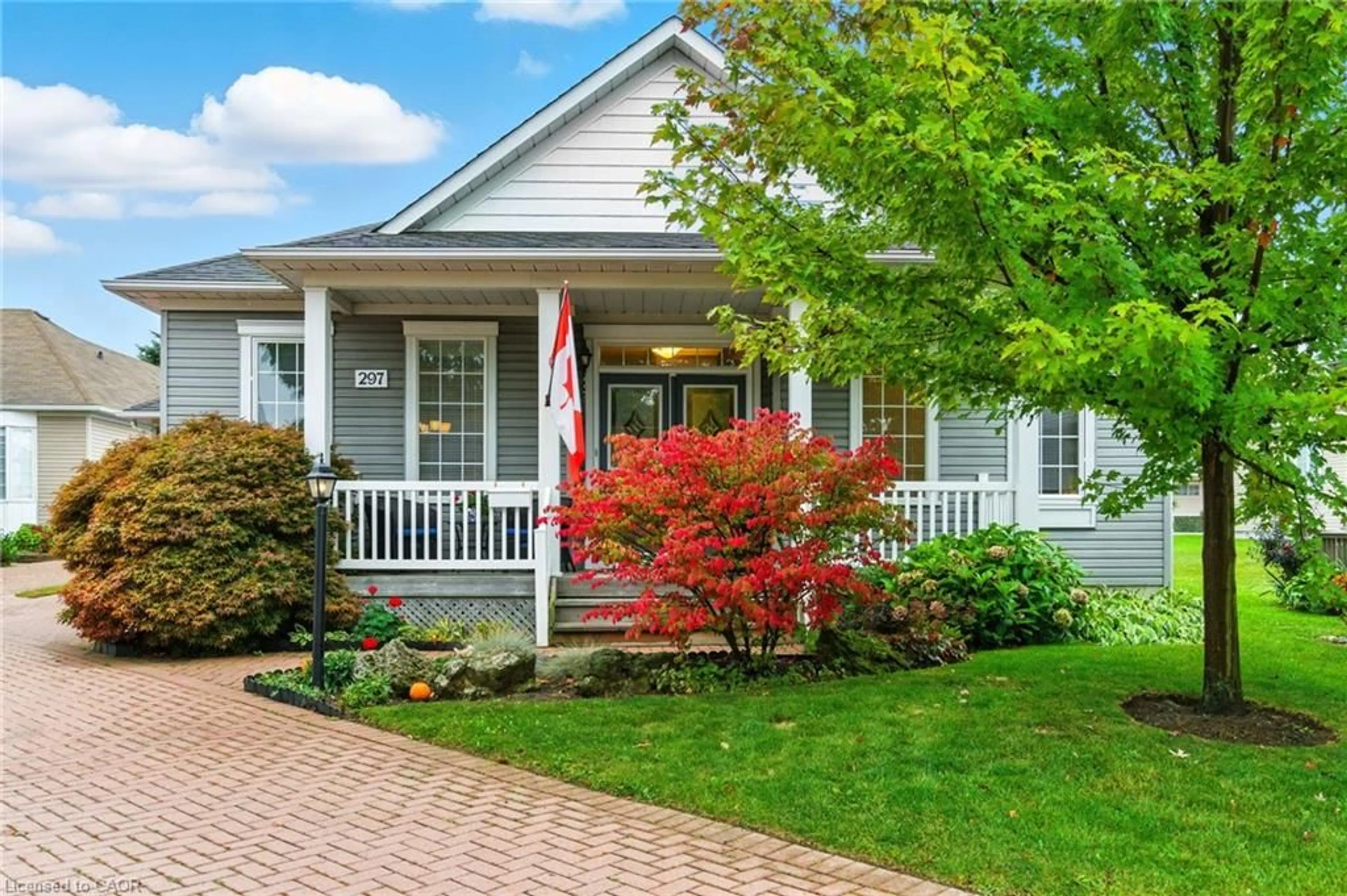 Home with vinyl exterior material, street for 297 Silverbirch Blvd, Mount Hope Ontario L0R 1W0