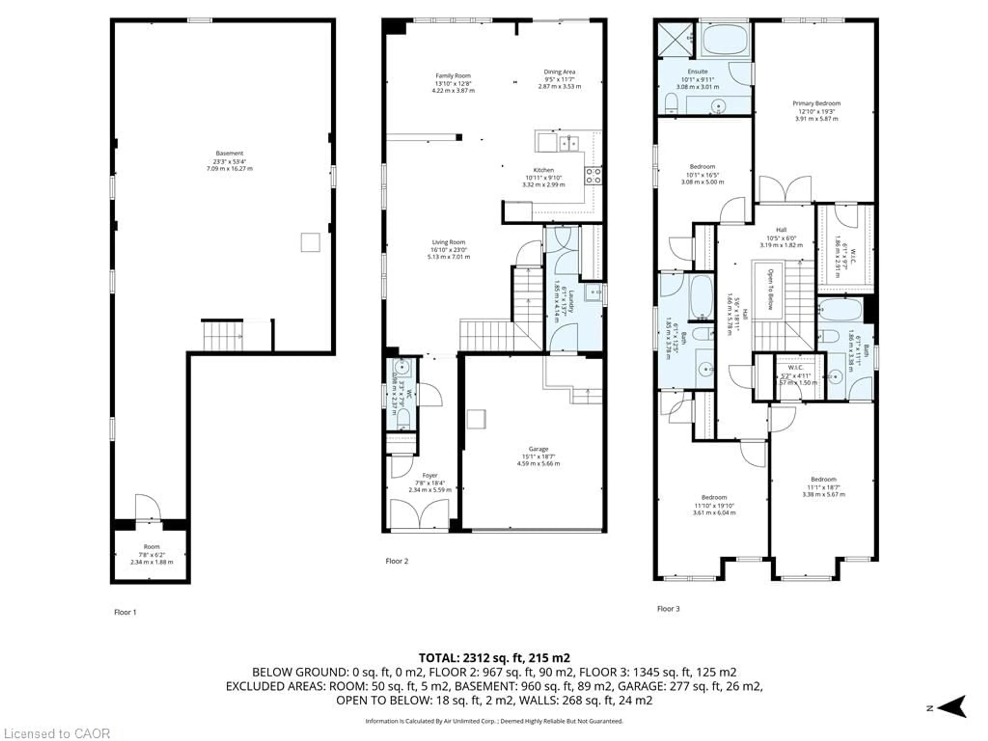 Floor plan for 251 Palace St, Thorold Ontario L2V 0N3