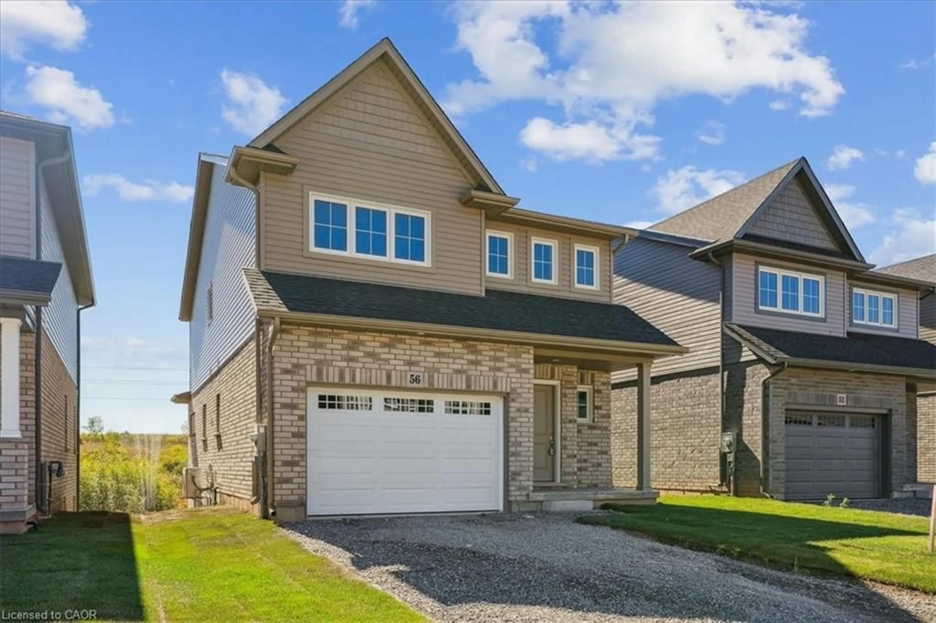 Home with brick exterior material, street for 56 Wilson Dr, Thorold Ontario L2V 0G7