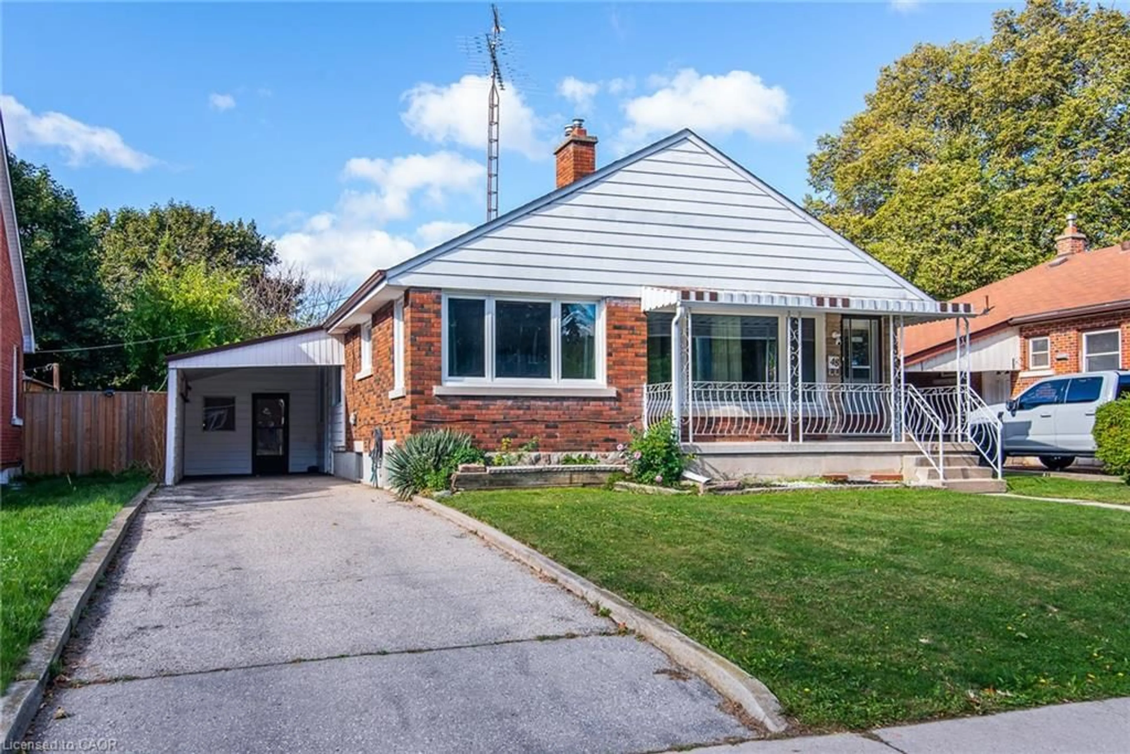 Home with brick exterior material, street for 48 Christopher Dr, Cambridge Ontario N1R 4R6