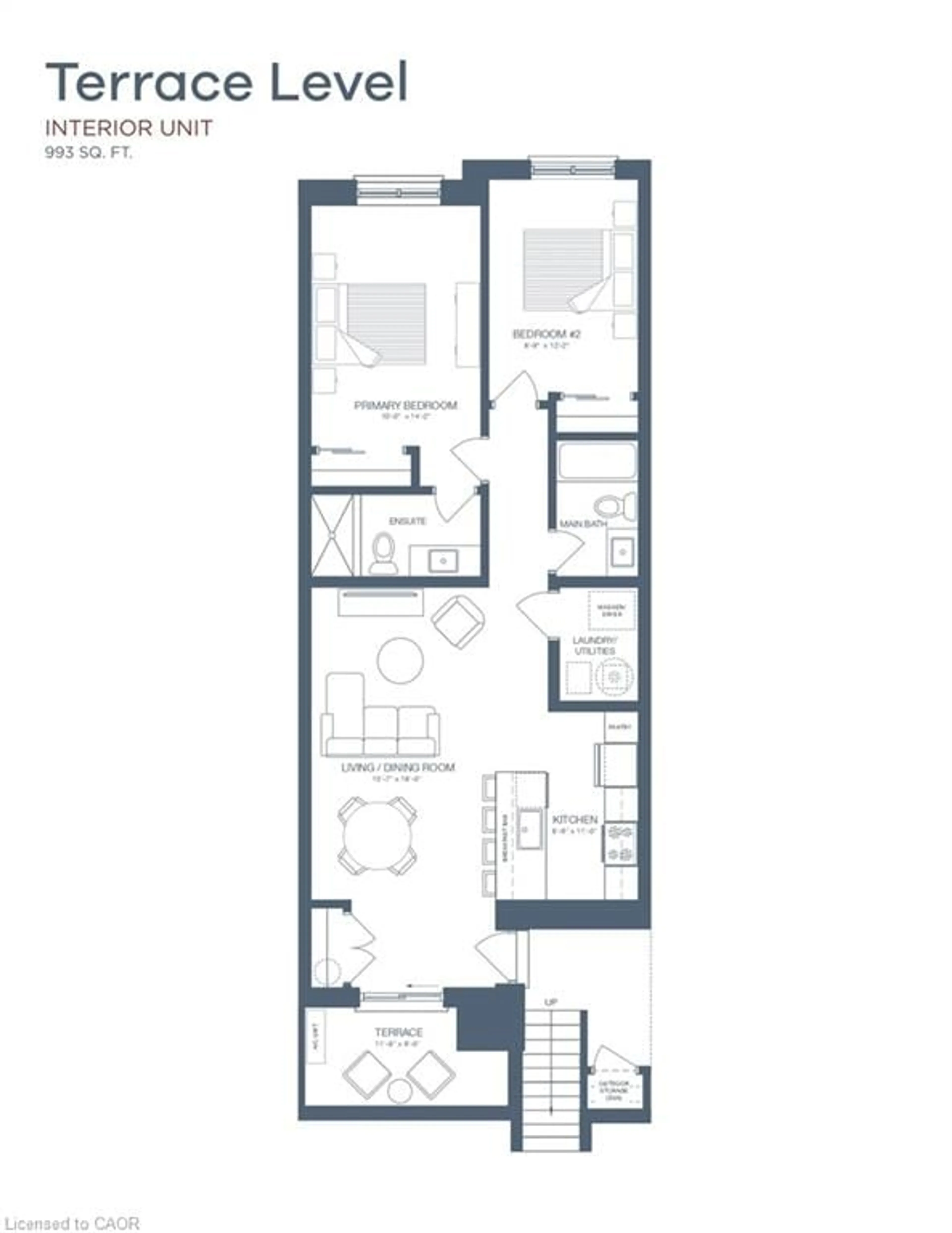 Floor plan for 824 Woolwich St #105, Guelph Ontario N1H 1G8