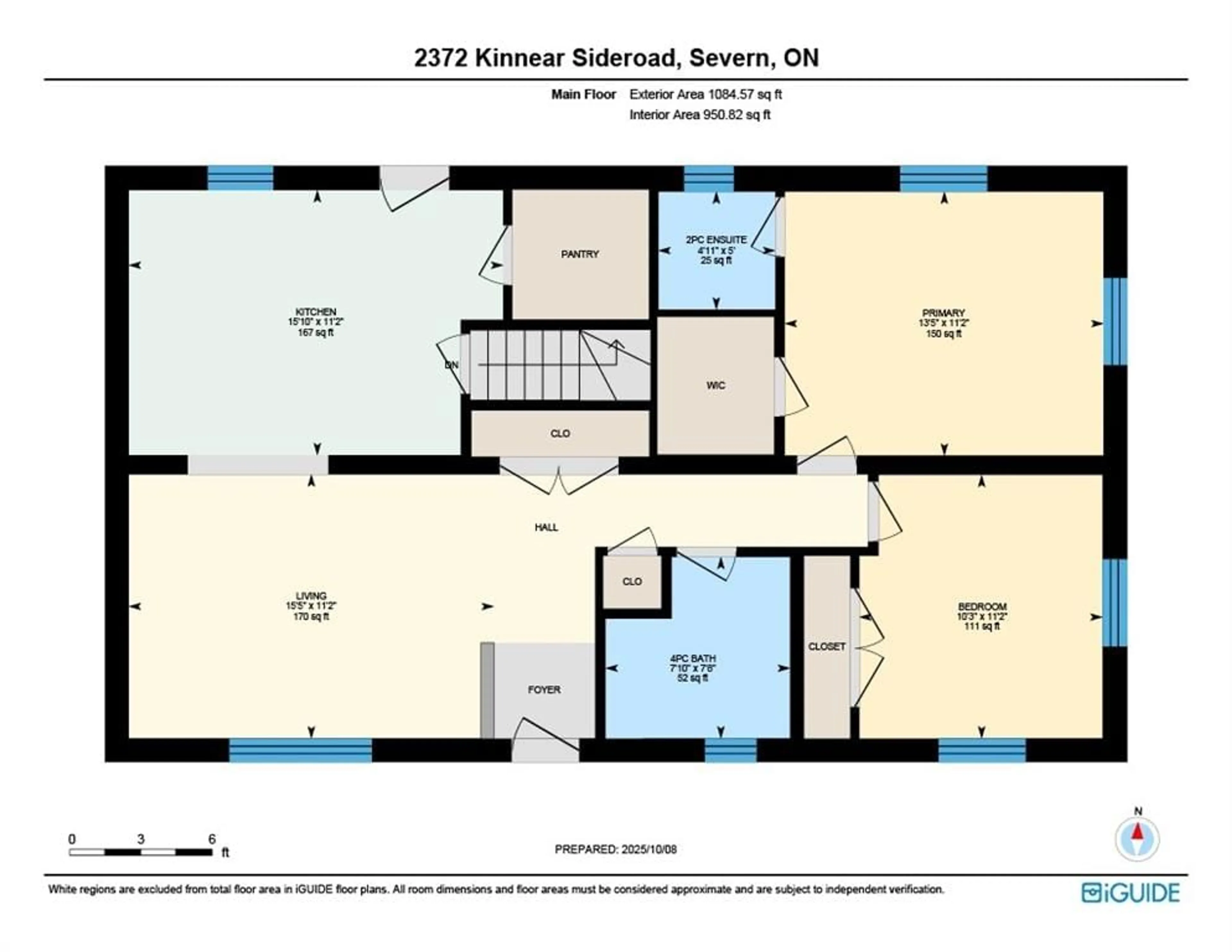 Floor plan for 2372 Kinnear Sideroad, Coldwater Ontario L0K 1E0