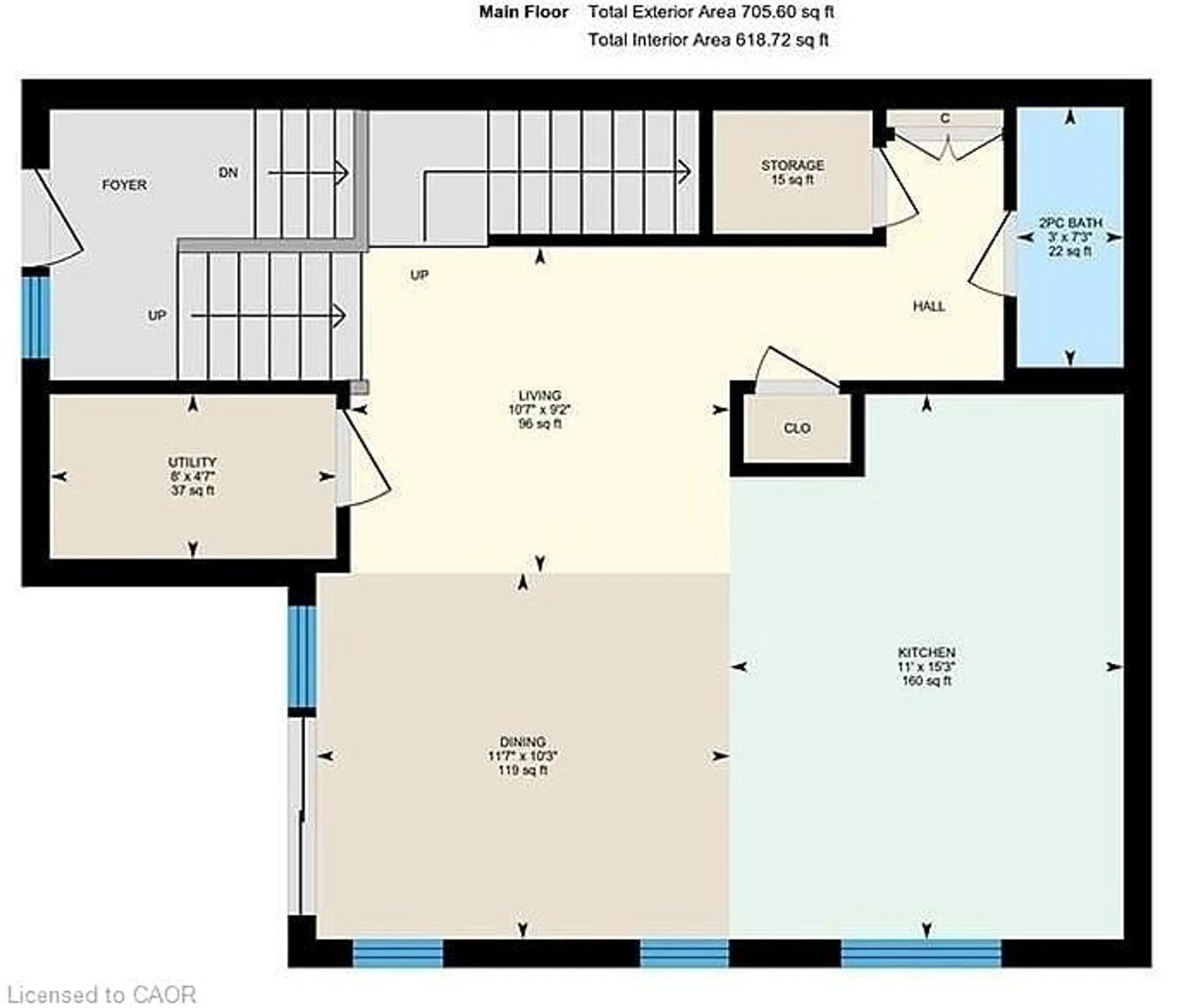 Floor plan for 19 Visionary Ave, Kitchener Ontario N2R 0R7