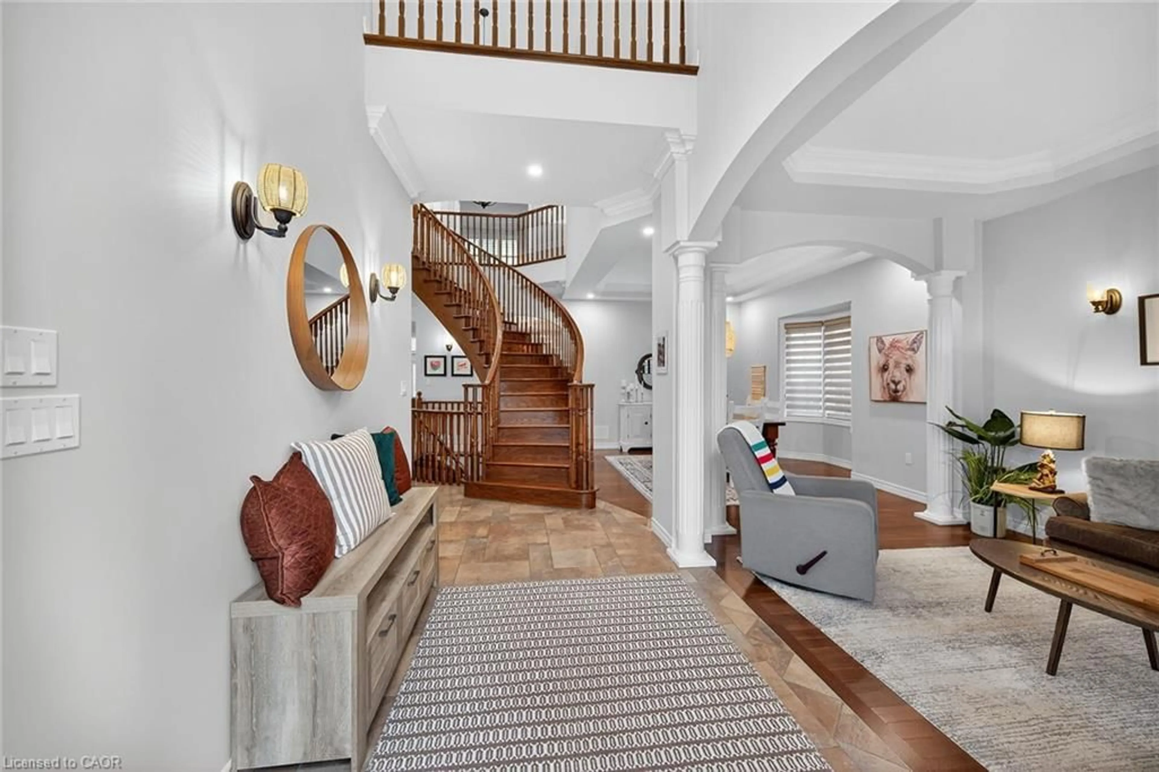 Indoor entryway for 248 Cloverleaf Dr, Ancaster Ontario L9K 1T2
