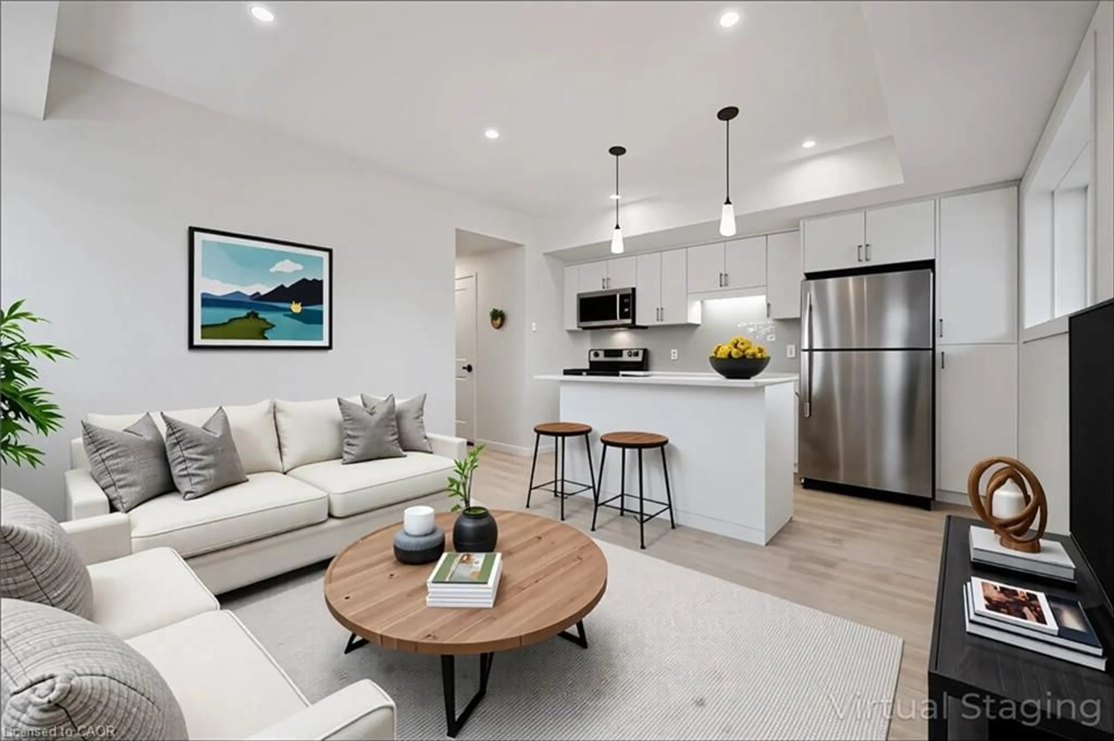 Open concept kitchen, unknown for 15 Stauffer Woods Trail #B6, Kitchener Ontario N2P 2P4
