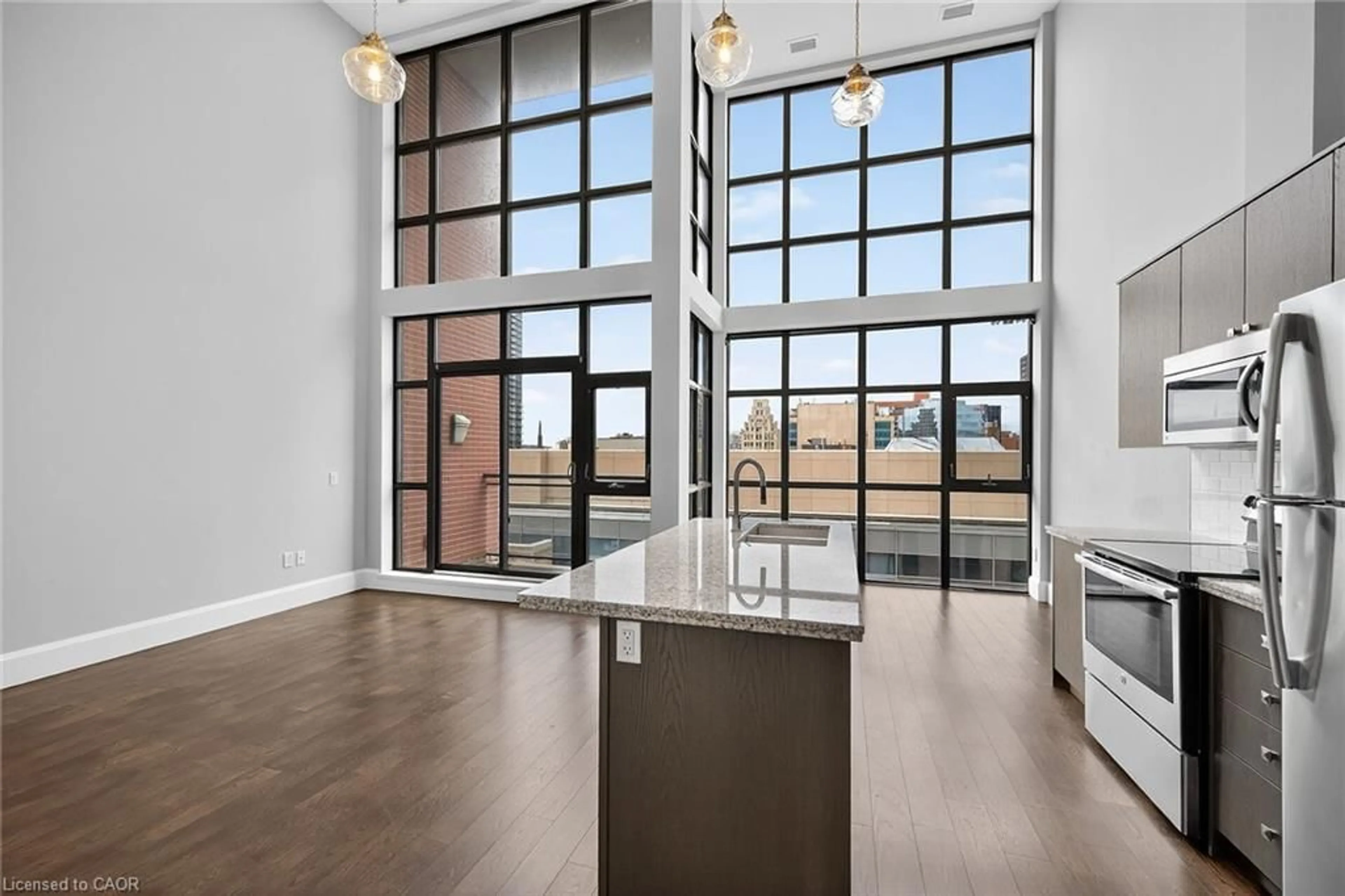 Open concept kitchen, unknown for 112 King St #LPH6, Hamilton Ontario L8N 1A8