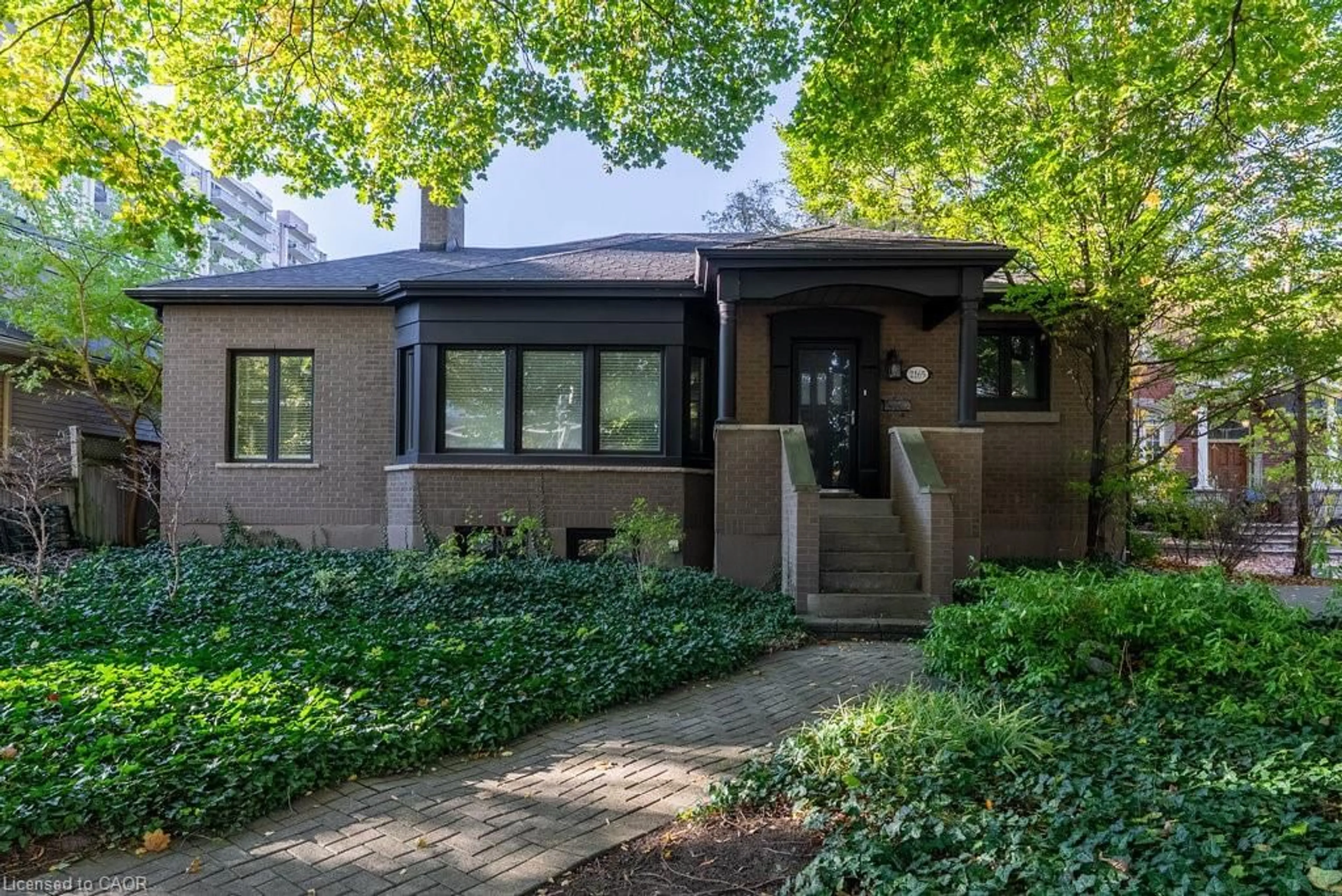 Home with brick exterior material, street for 2165 Lakeshore Rd, Burlington Ontario L7R 1A5