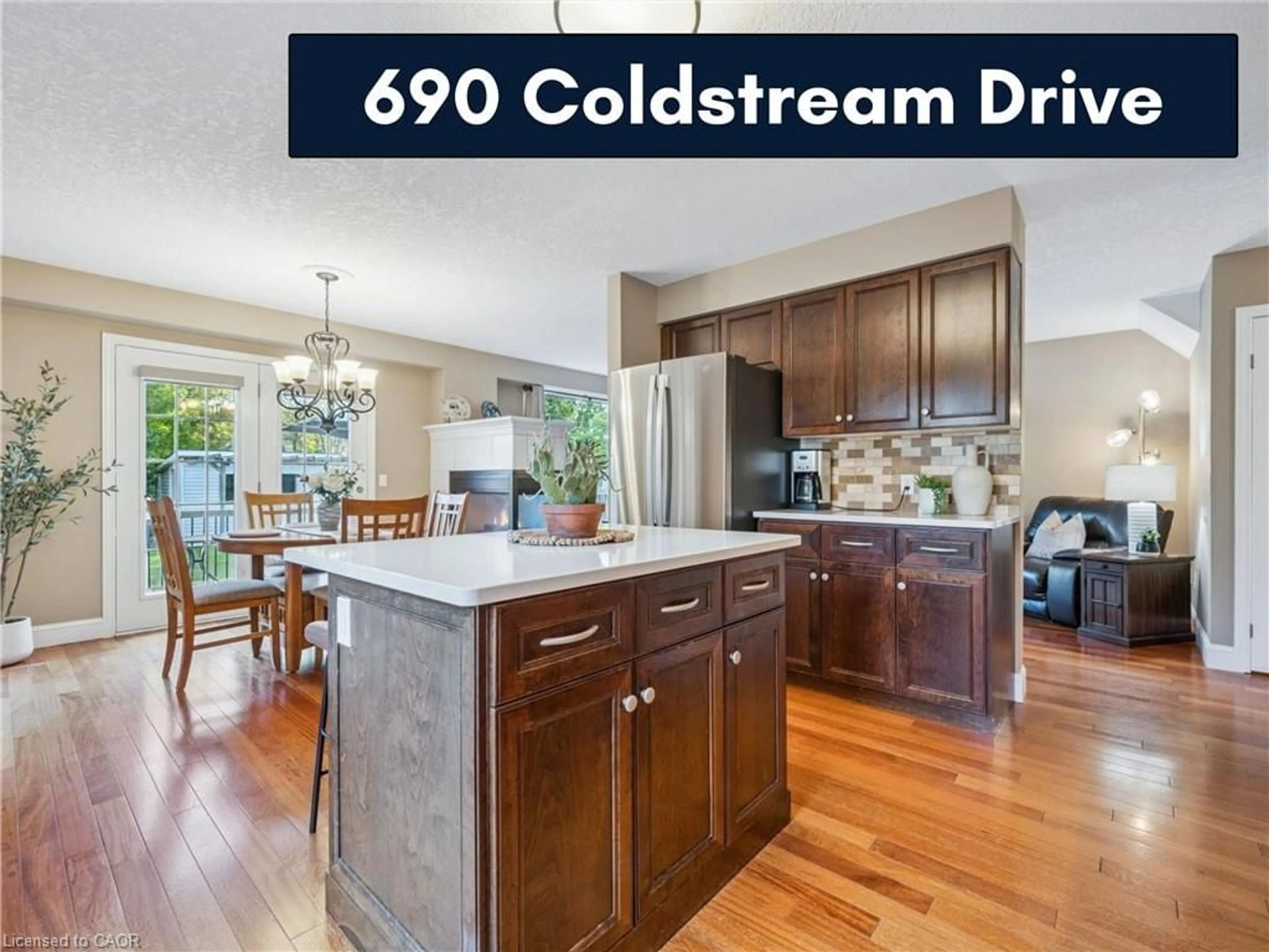 Open concept kitchen, unknown for 690 Coldstream Dr, Waterloo Ontario N2V 2J1