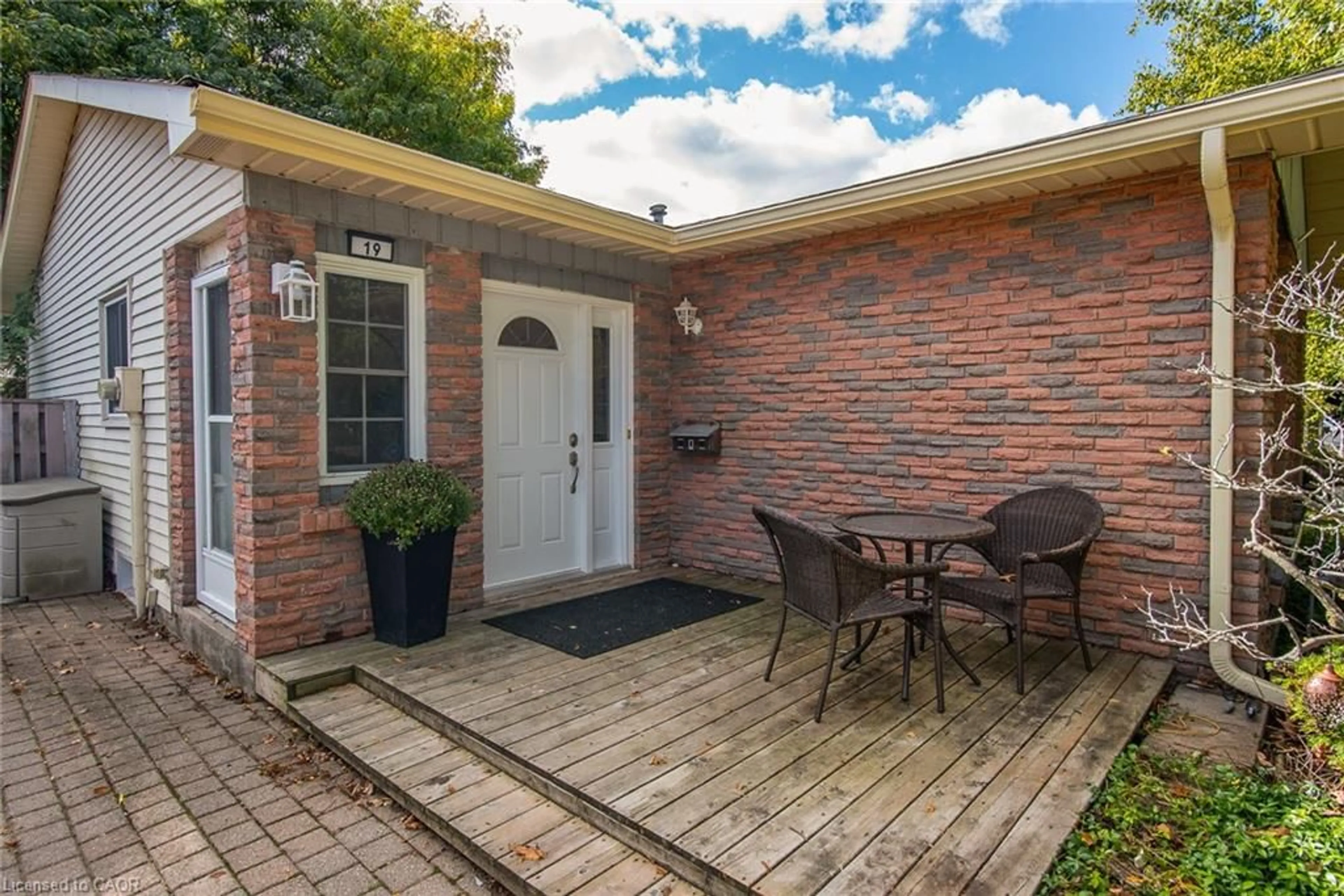 Patio, street for 19 Keewatin Ave, Kitchener Ontario N2B 3M1