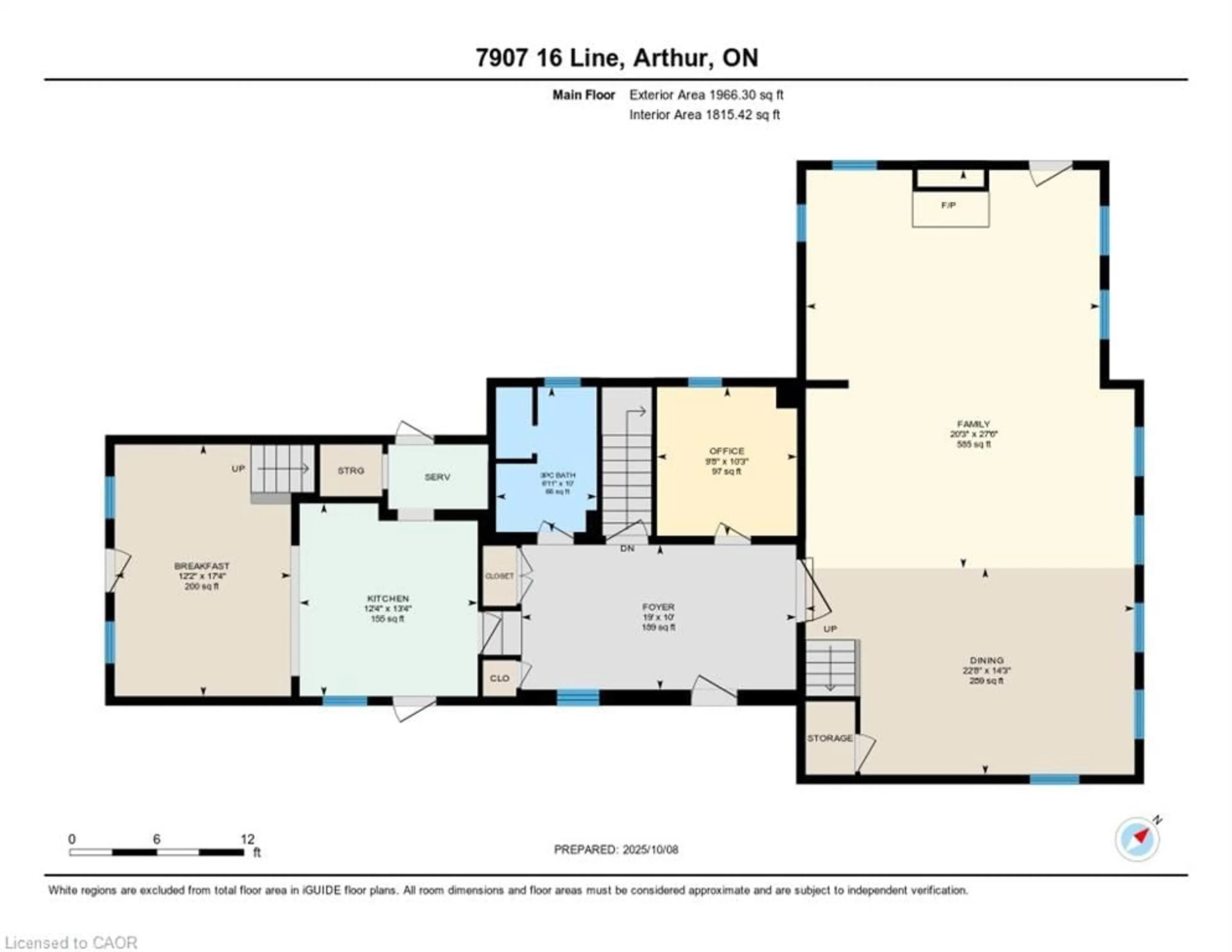 Floor plan for 7907 Sixteenth Line, Arthur Ontario N0G 1A0