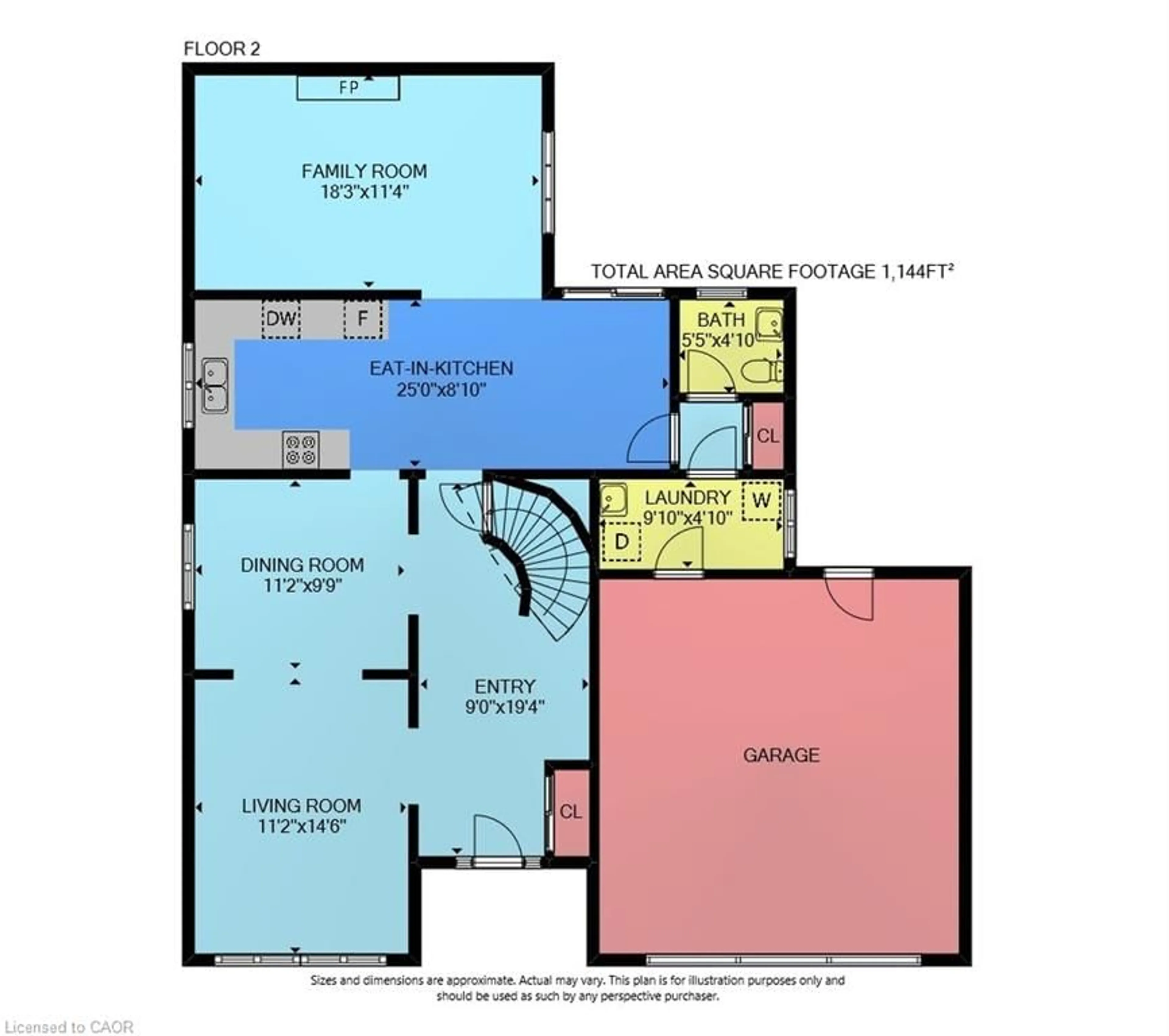 Floor plan for 38 Allanbrook St, Stoney Creek Ontario L8J 2E8