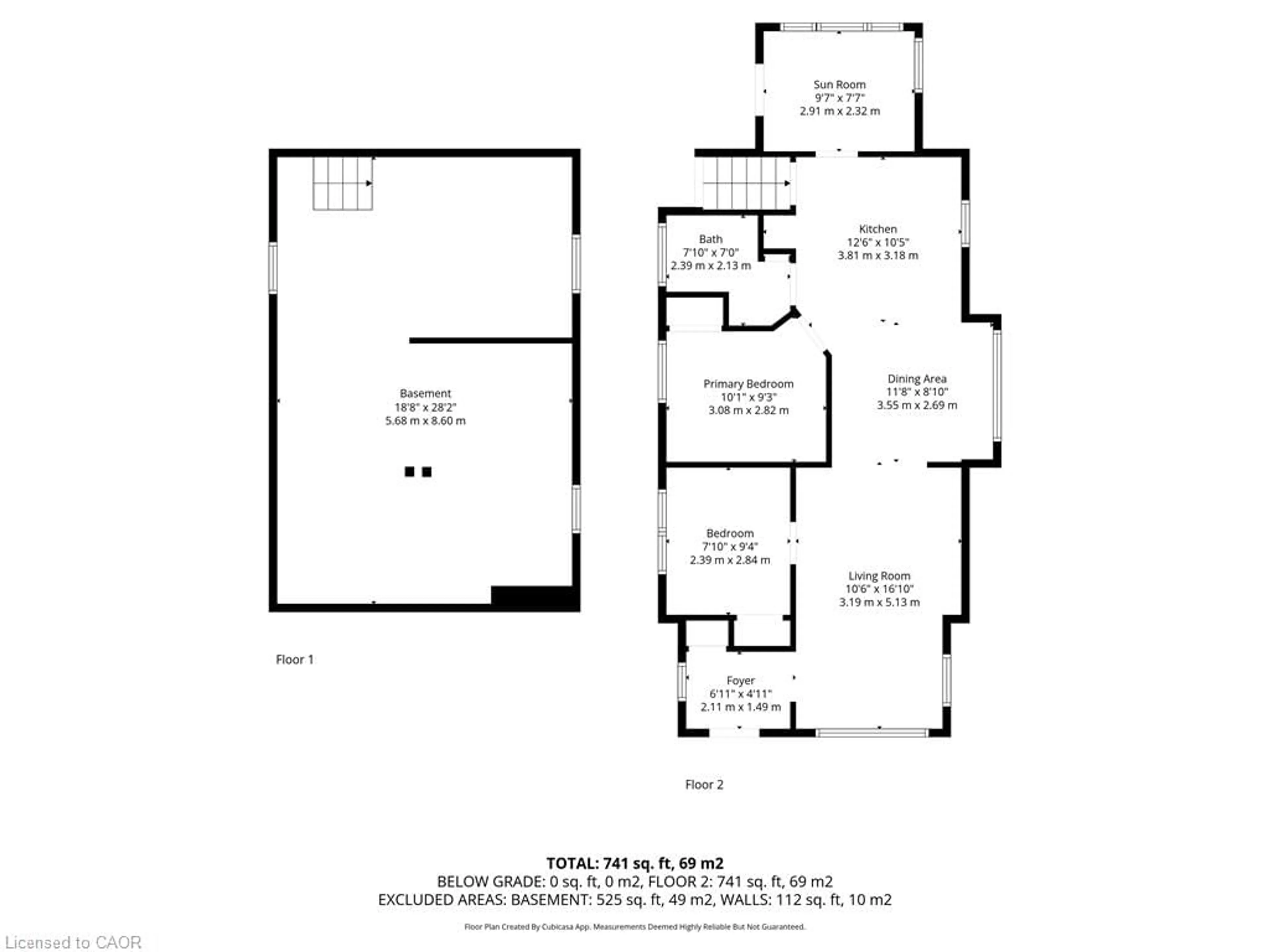 Floor plan for 28 Chelsea St, St. Catharines Ontario L2P 3B8