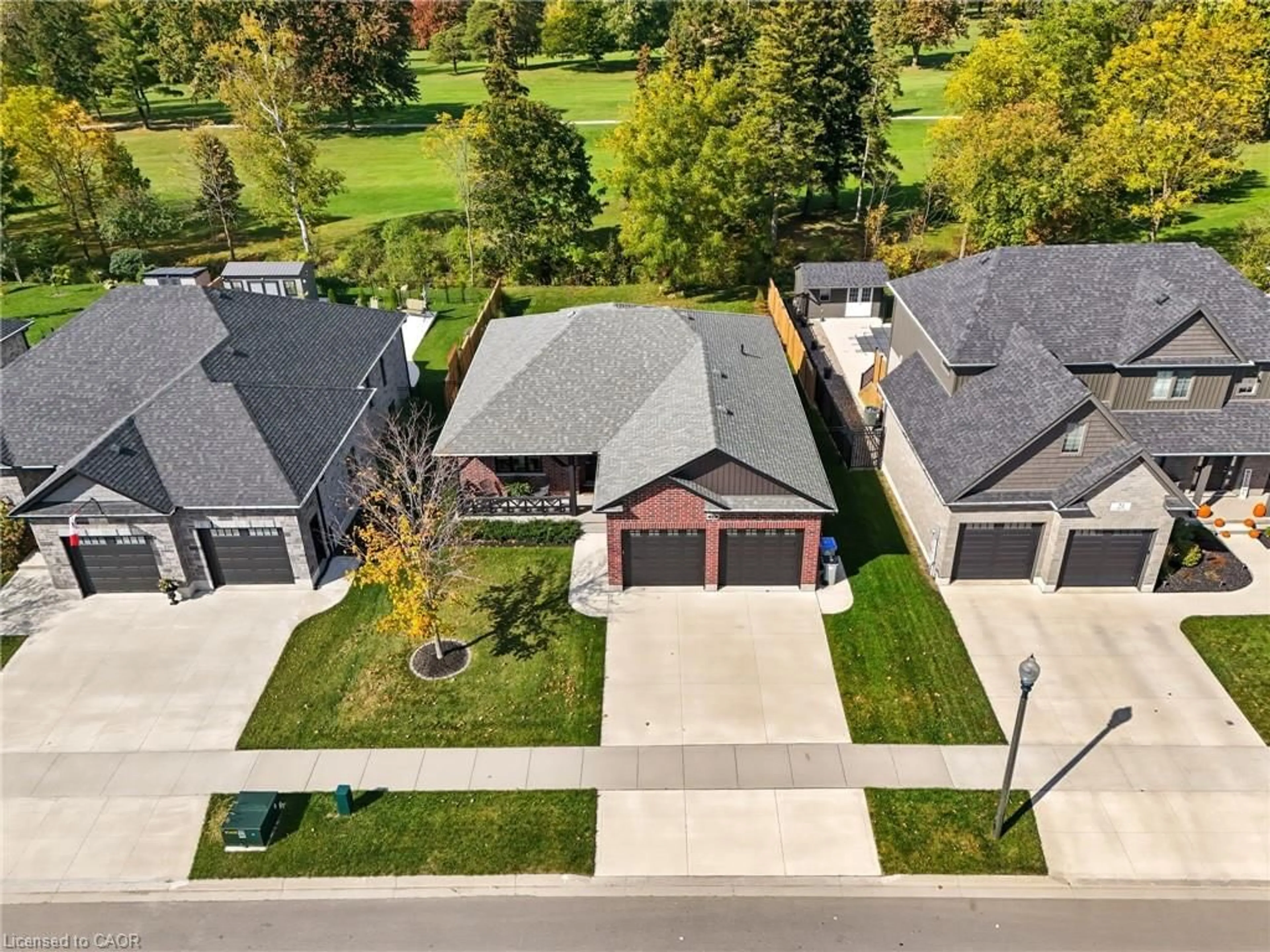 A pic from outside/outdoor area/front of a property/back of a property/a pic from drone, street for 19 Gilmer Cres, Listowel Ontario N4W 0H2