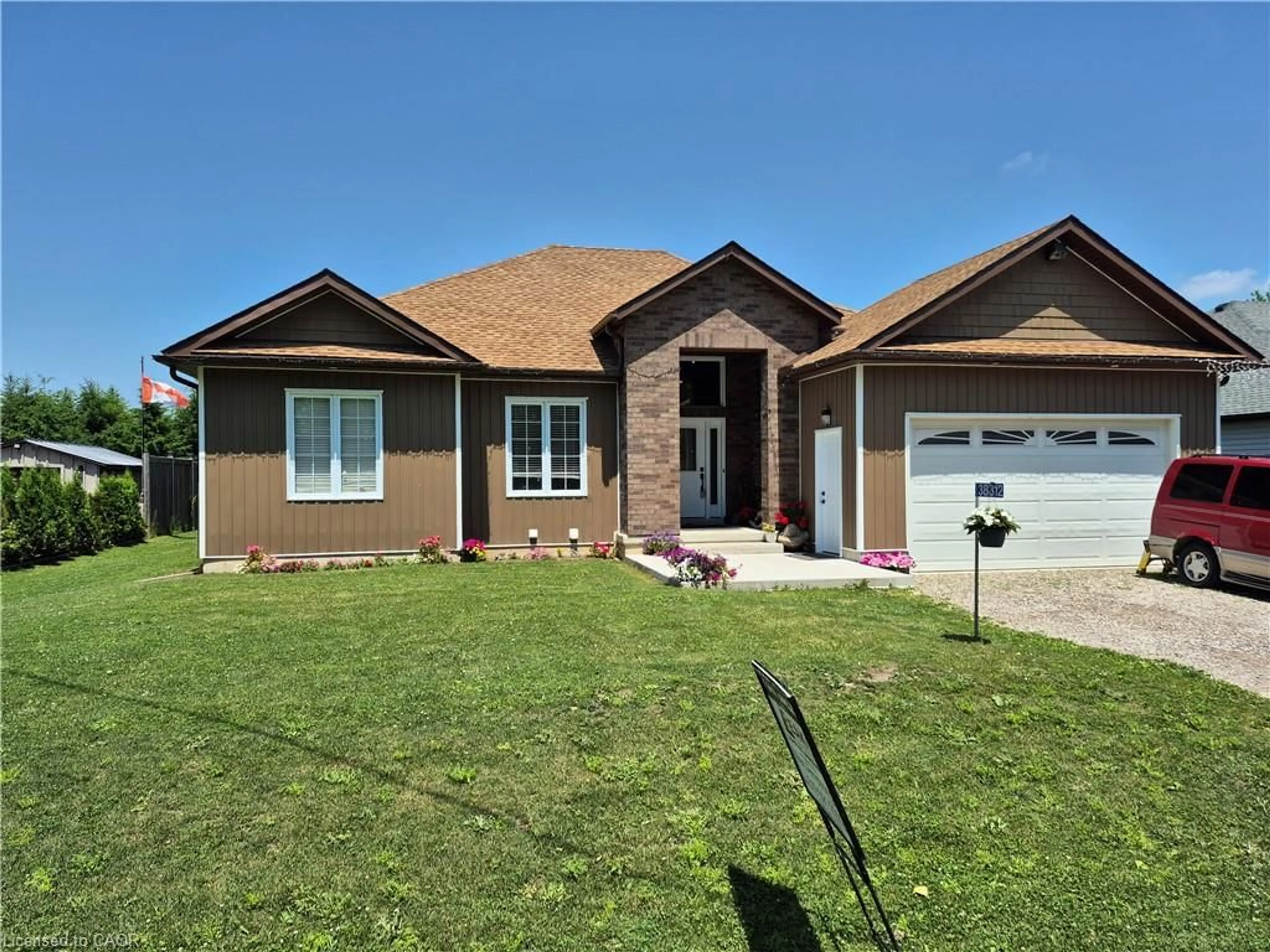 Home with brick exterior material, street for 38812 Vienna St, Varna Ontario N0M 2R0