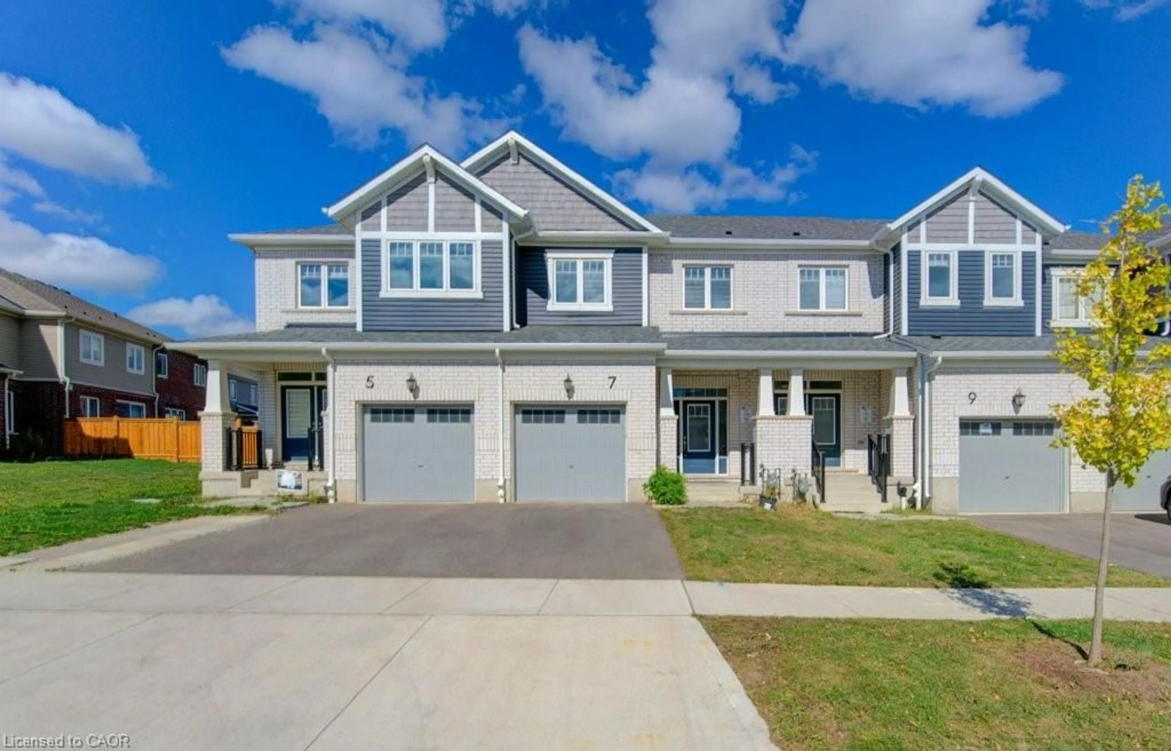 Home with vinyl exterior material, street for 7 Saxony St, Kitchener Ontario N2R 0S3