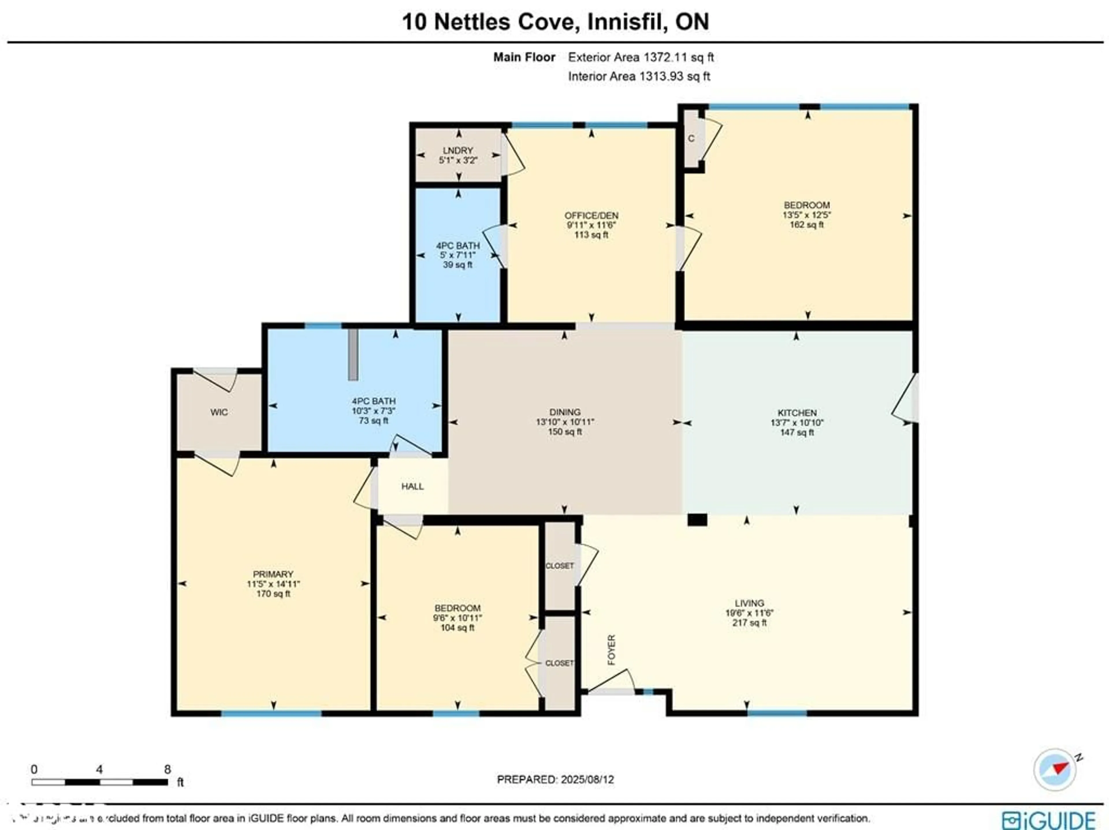 Floor plan for 10 Nettles Cove, Innisfil Ontario L9S 1P6