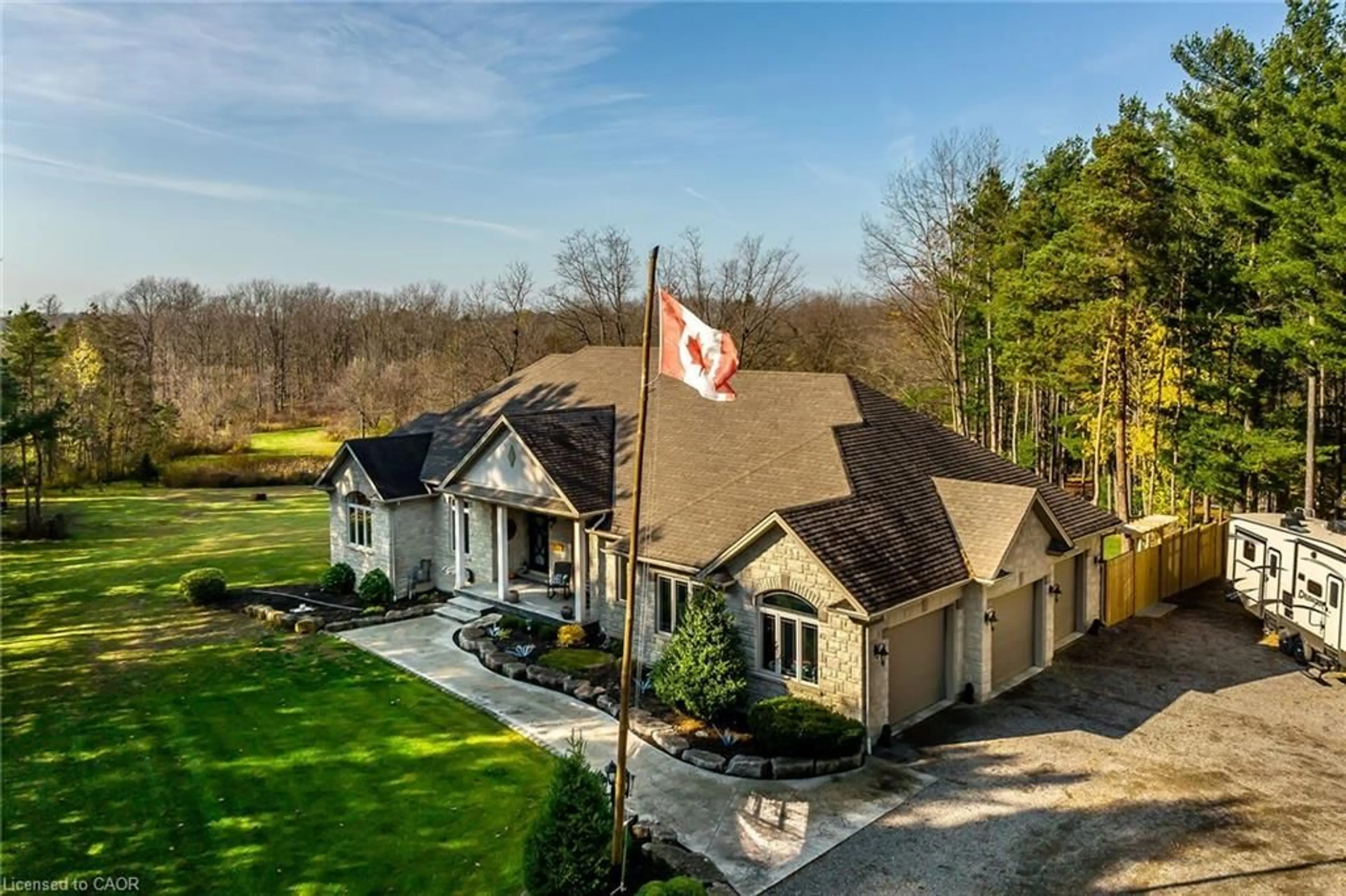 A pic from outside/outdoor area/front of a property/back of a property/a pic from drone, unknown for 1703 #3 Hwy, Jarvis Ontario N0A 1J0