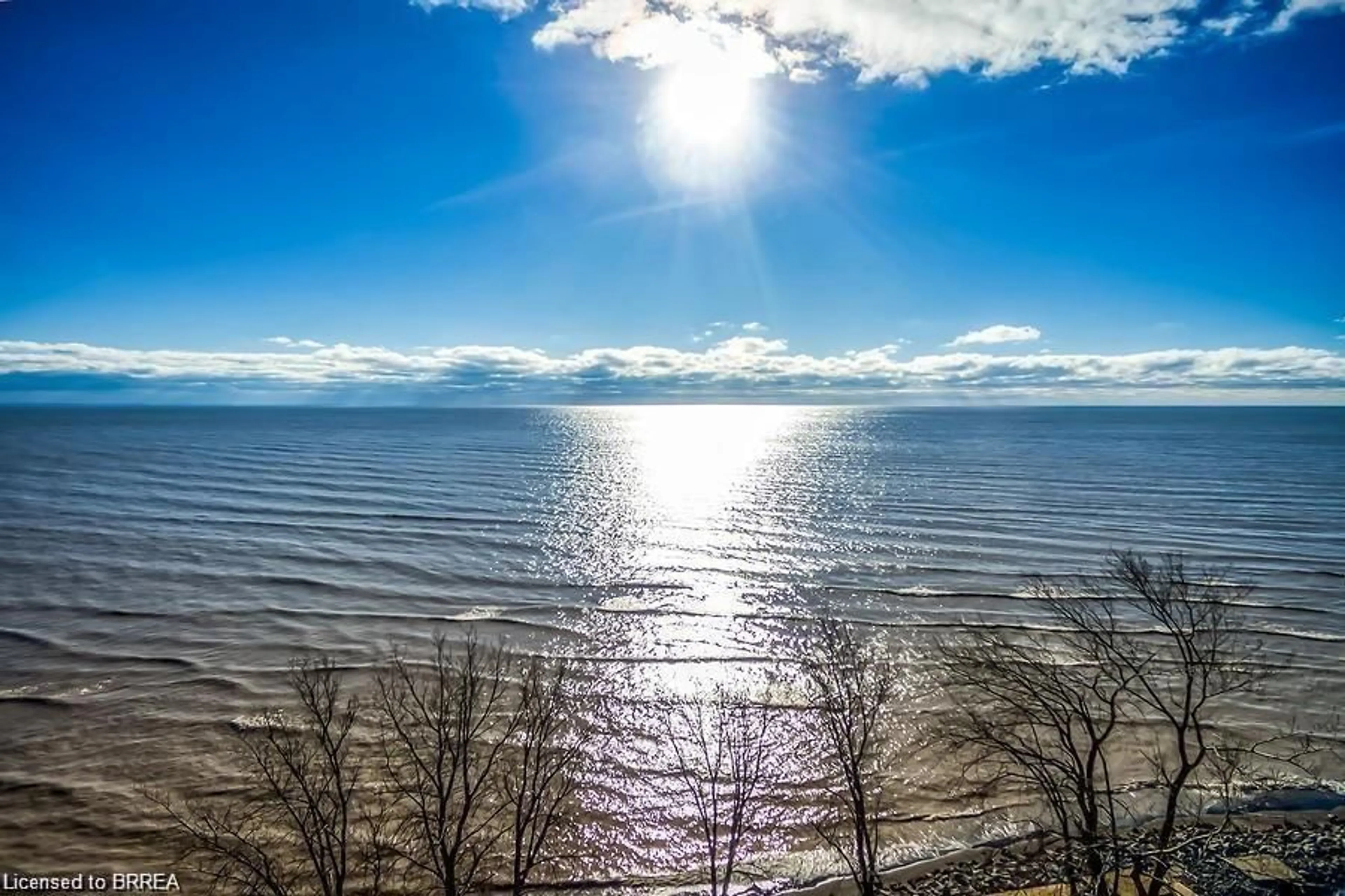 A pic from outside/outdoor area/front of a property/back of a property/a pic from drone, water/lake/river/ocean view for 48-50 Erie Blvd, Long Point Ontario N0E 1M0