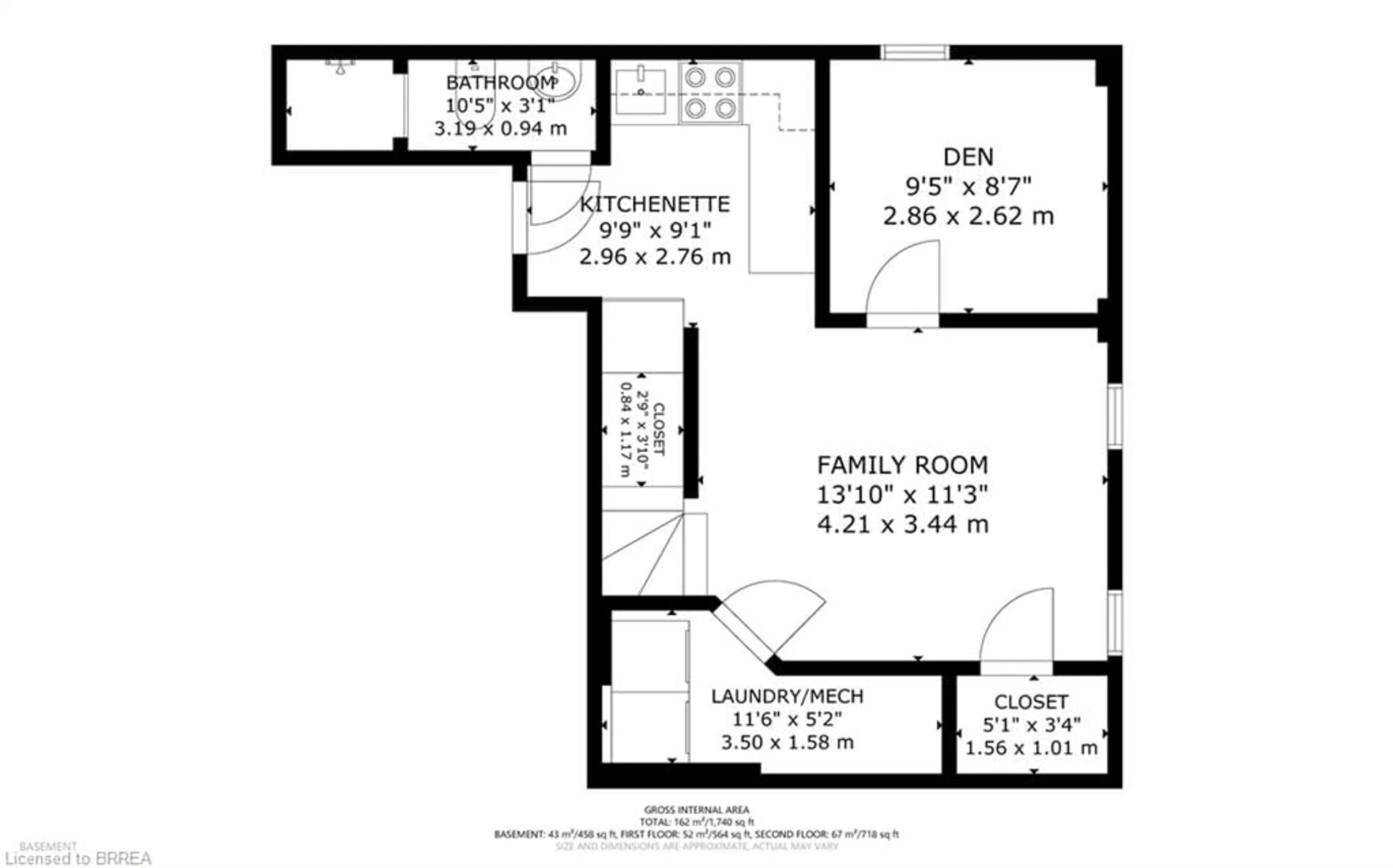 Floor plan for 190 Osborn Ave, Brantford Ontario N3T 6S7