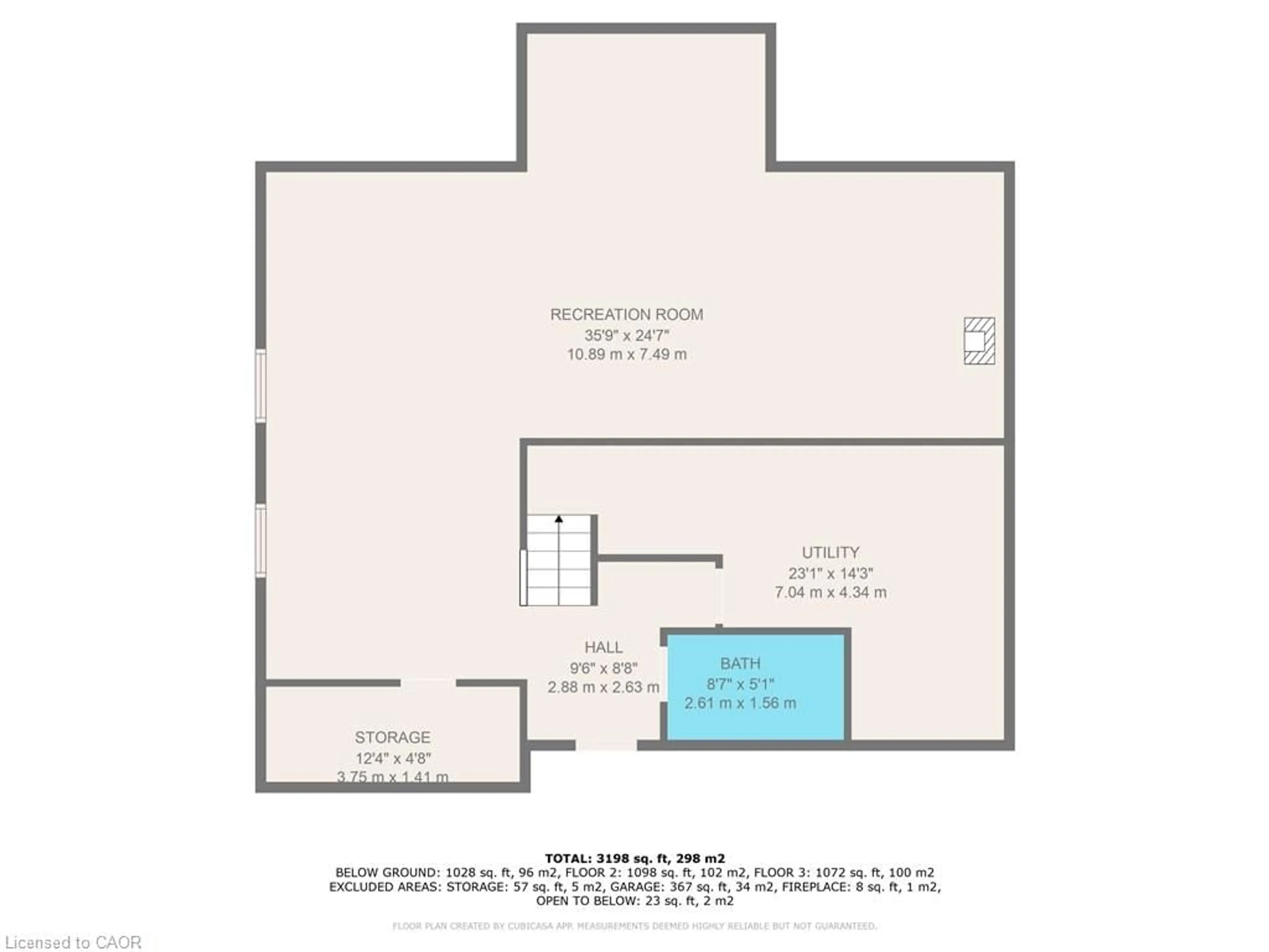 Floor plan for 7 Chandos Dr, Kitchener Ontario N2A 3C2