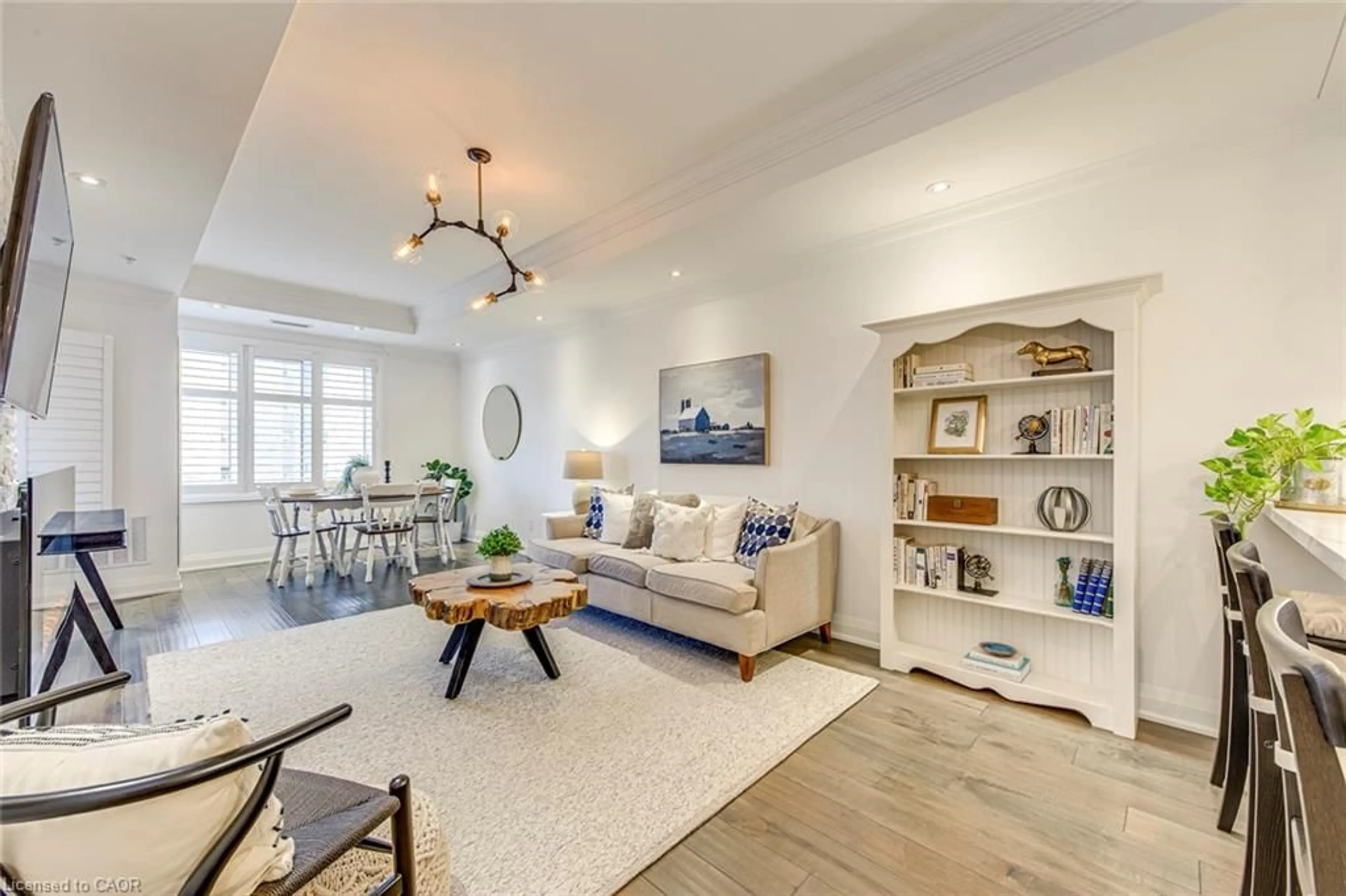 Living room with furniture, unknown for 70 Stewart St #401, Oakville Ontario L6K 1X5