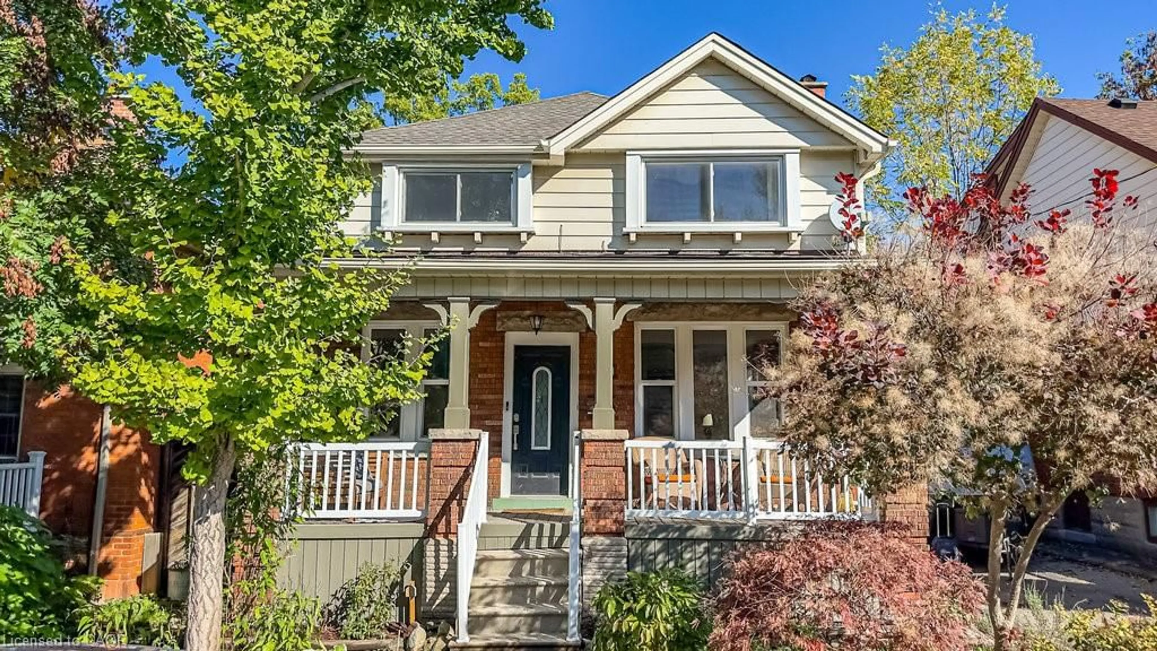 Home with vinyl exterior material, street for 14 Glenside Ave, Hamilton Ontario L8P 2W7