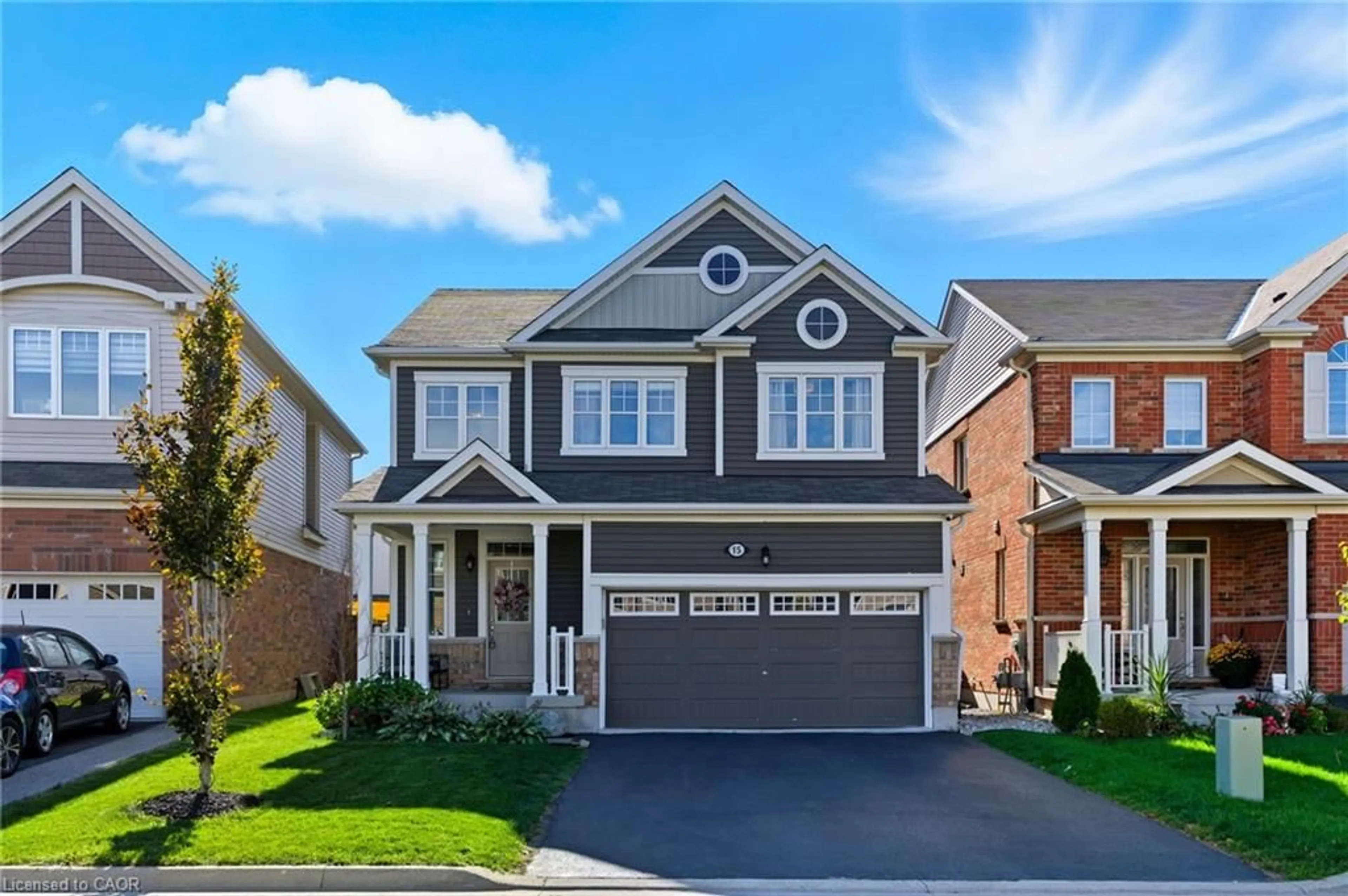 Home with brick exterior material, street for 15 Bastia St, Waterdown Ontario L8B 1V3
