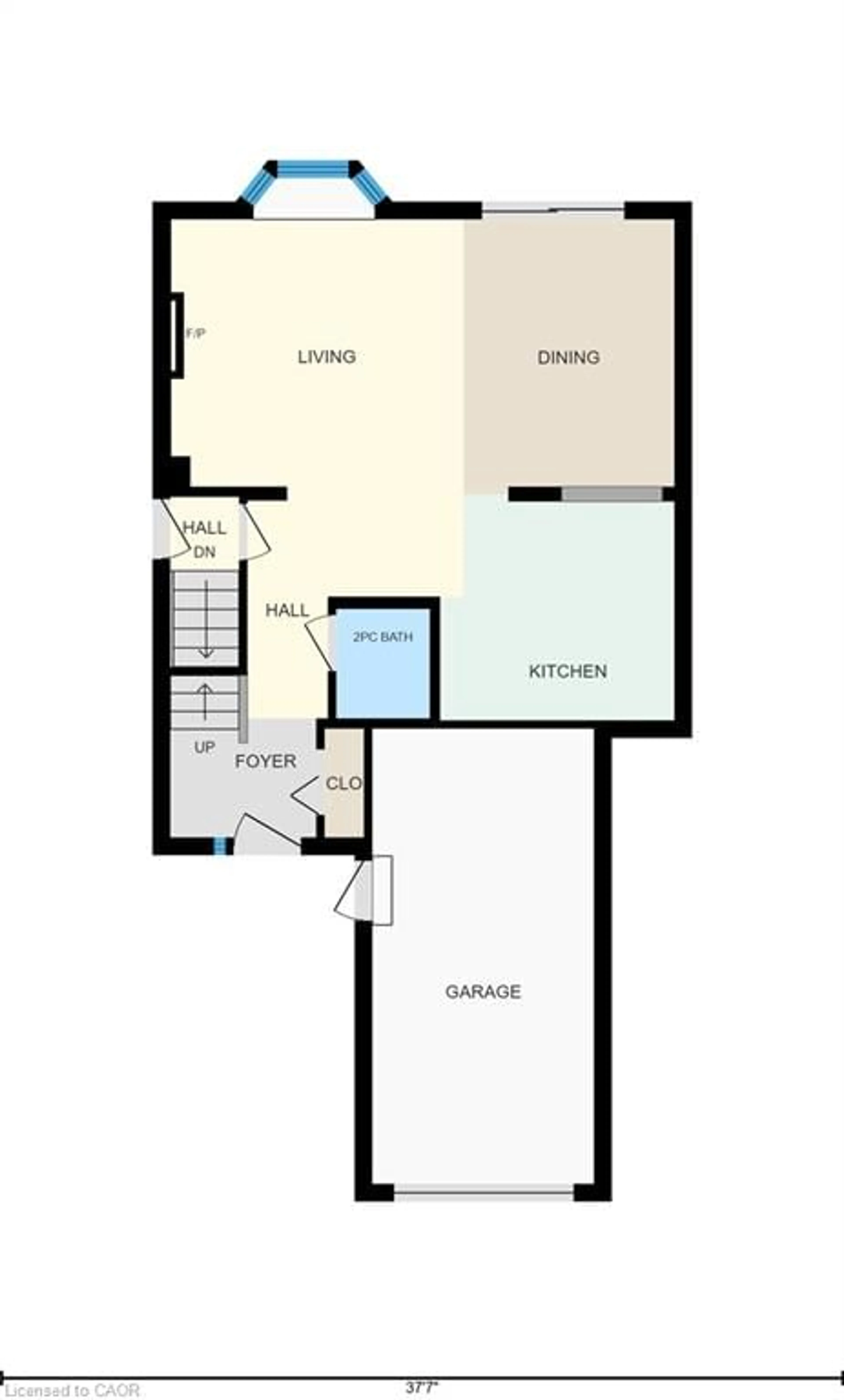 Floor plan for 106 Dalegrove Dr, Kitchener Ontario N2M 2G5