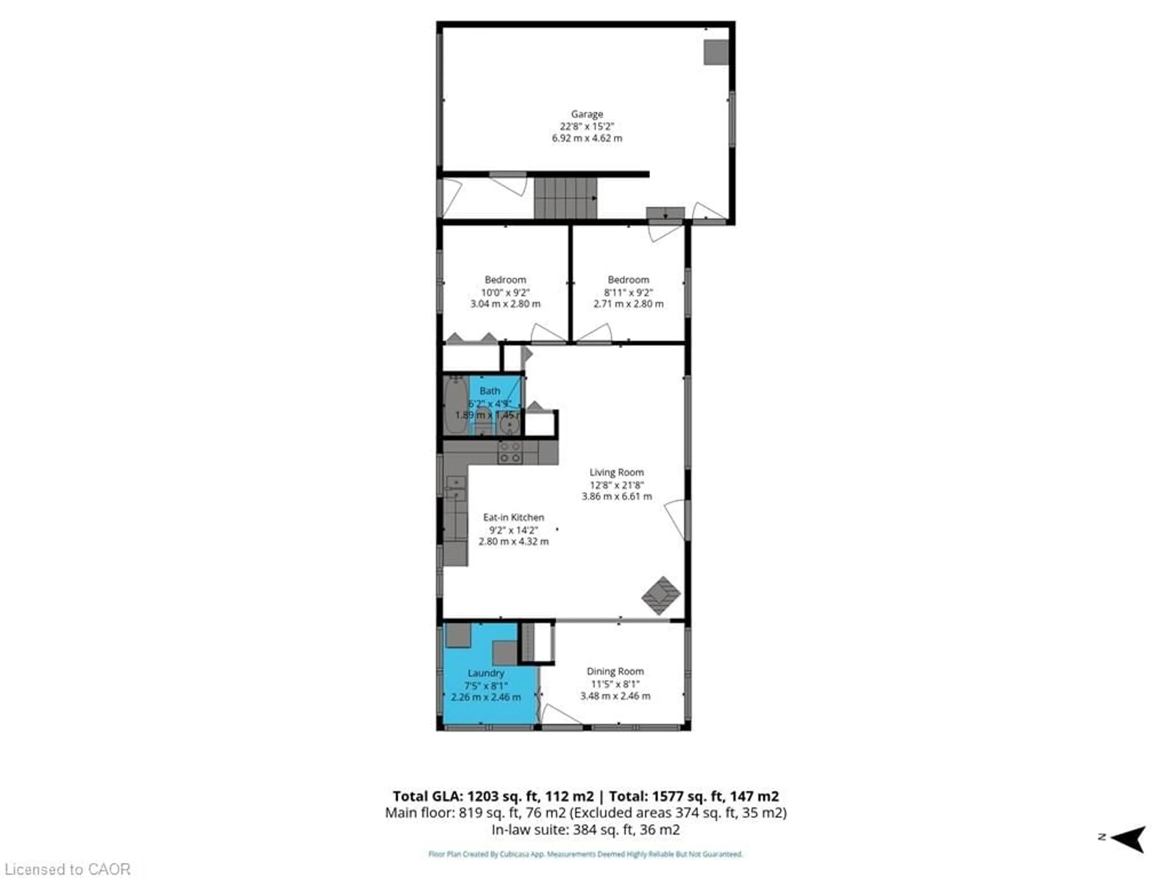 Floor plan for 2035 Erie St, Port Dover Ontario N0A 1N7