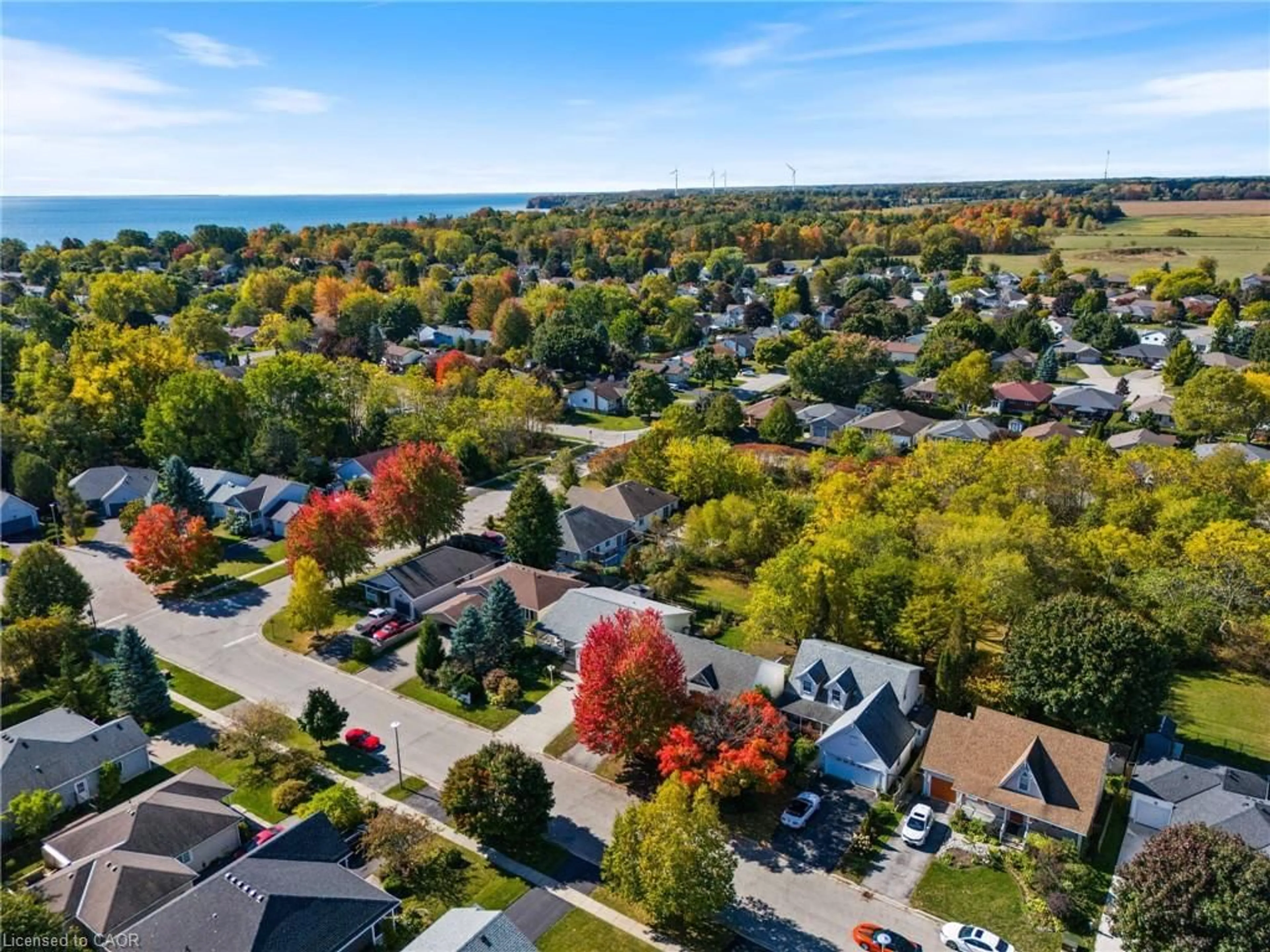 A pic from outside/outdoor area/front of a property/back of a property/a pic from drone, unknown for 17 Denby Rd, Port Dover Ontario N0A 1N4