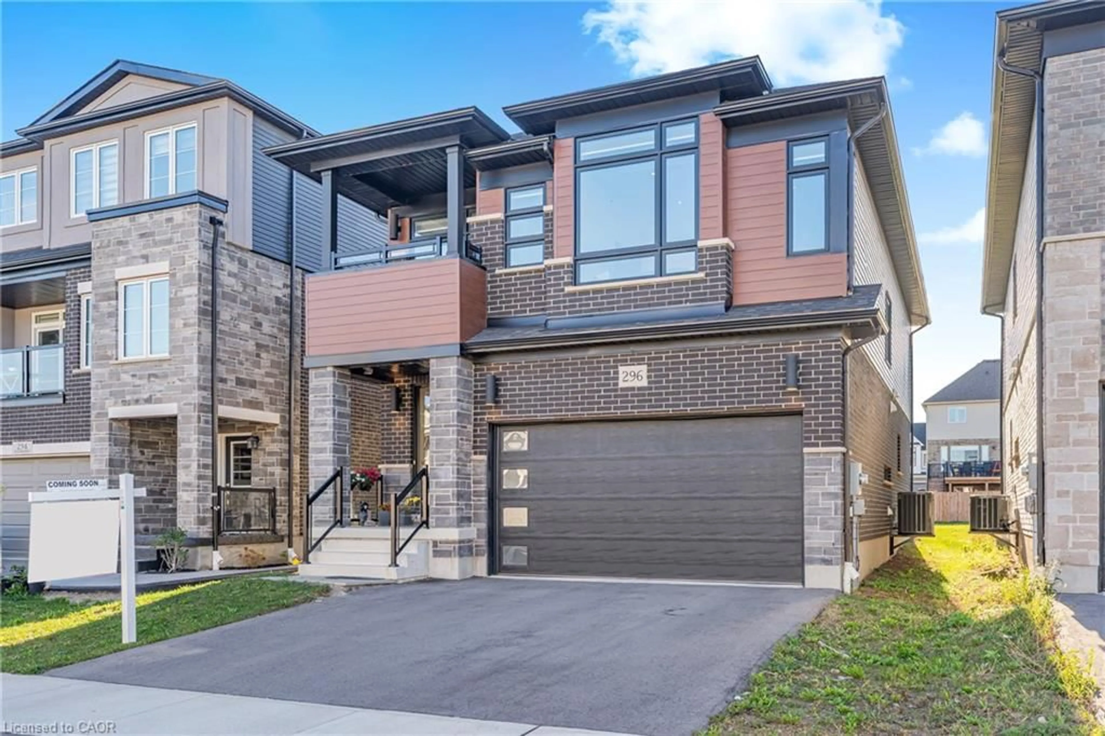 Home with brick exterior material, street for 296 Raspberry Pl, Waterloo Ontario N2V 0H3