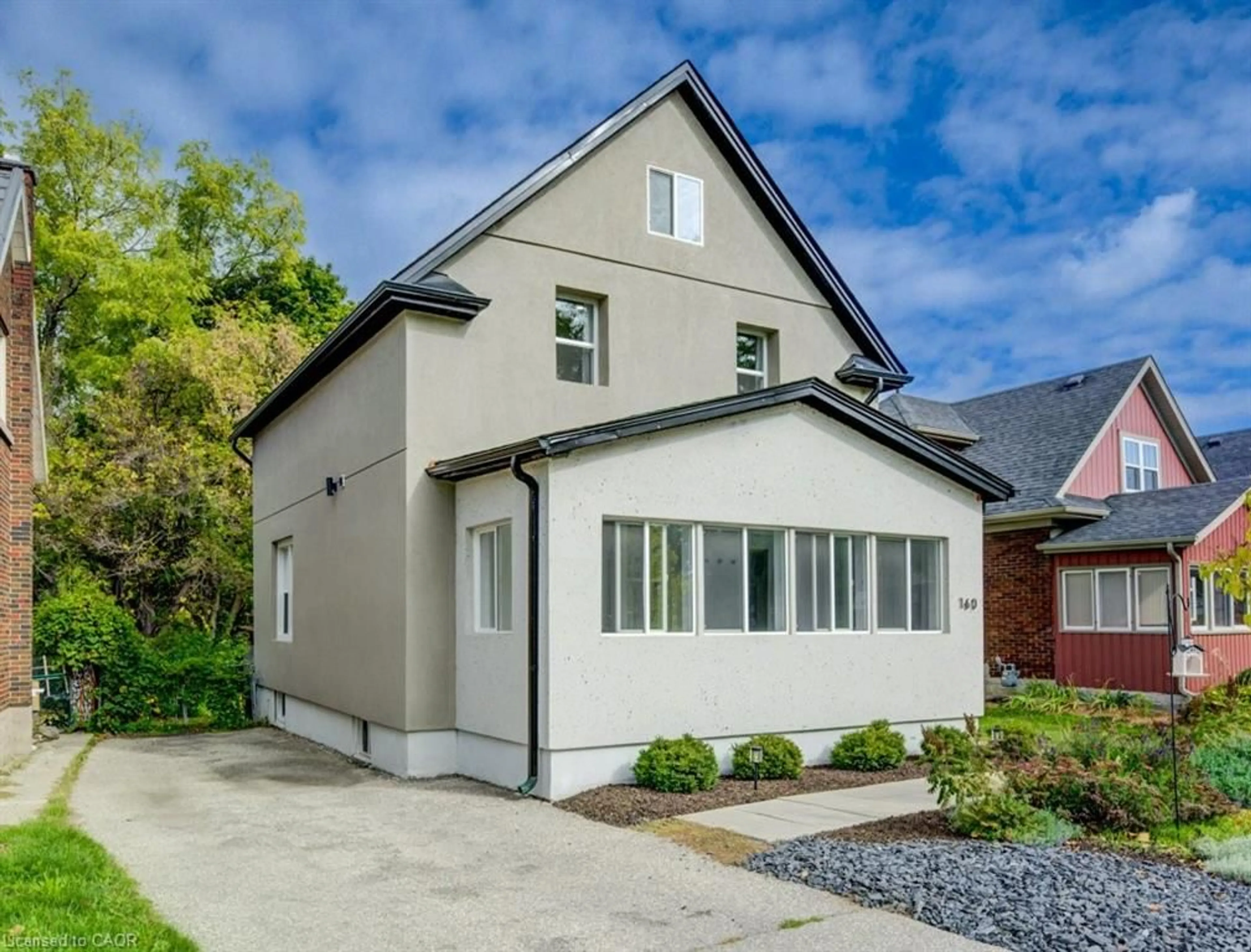 Home with brick exterior material, street for 160 Homewood Ave, Kitchener Ontario N2M 1W9