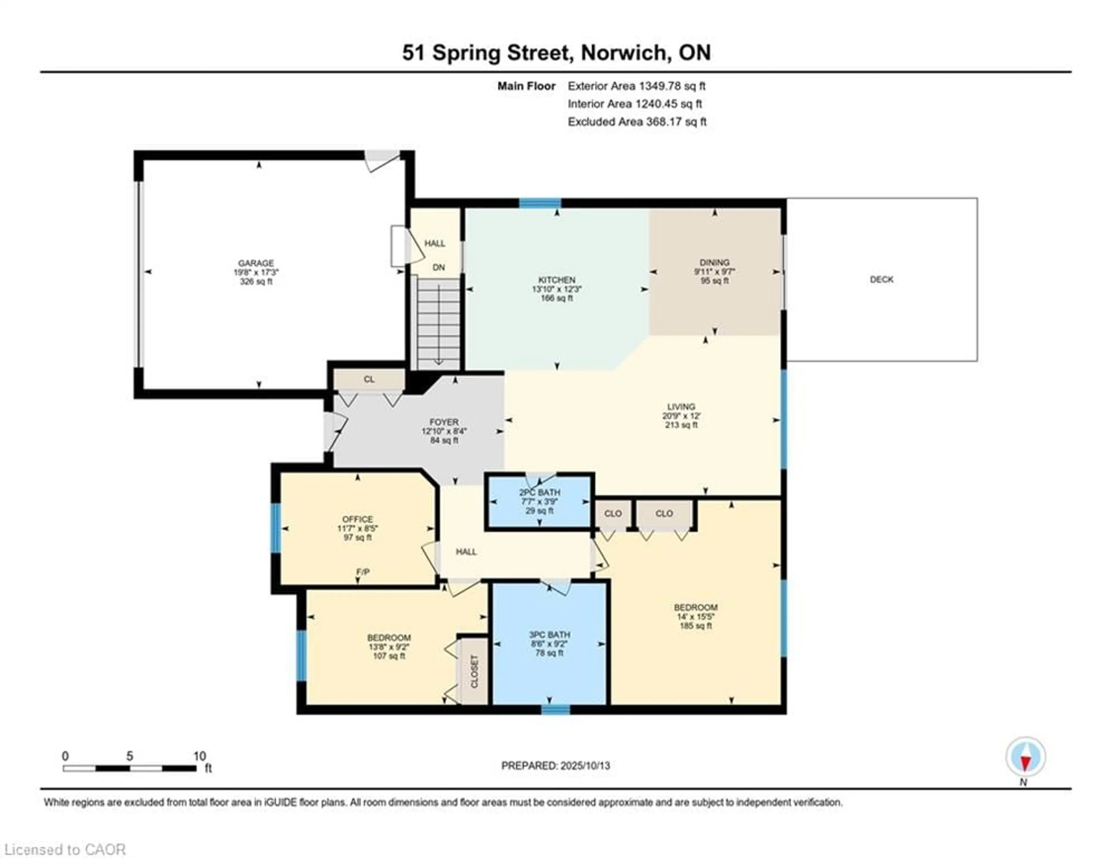 Floor plan for 51 Spring Street, Norwich Ontario N0J 1P0