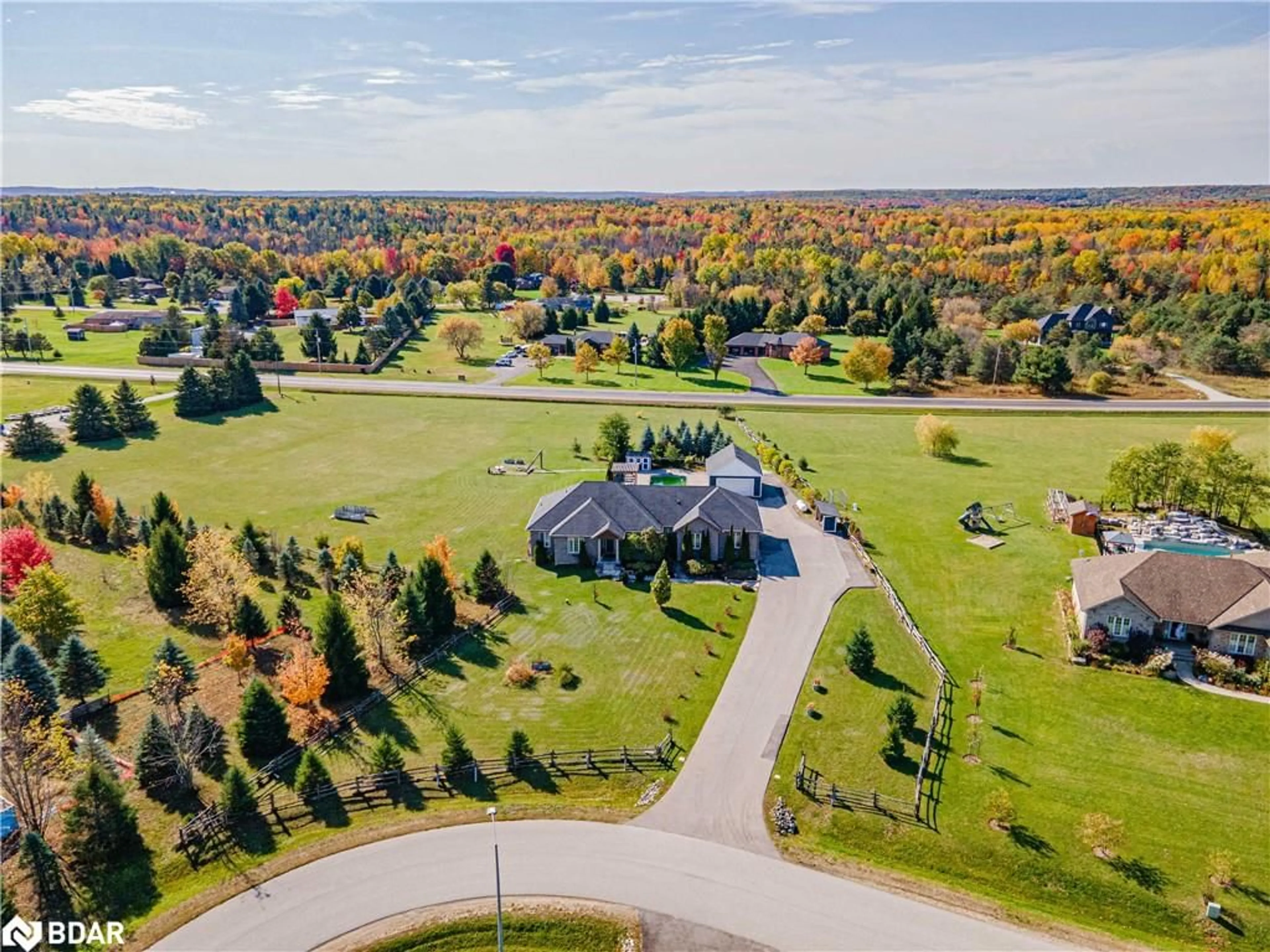 A pic from outside/outdoor area/front of a property/back of a property/a pic from drone, mountain view for 2 Harry Parker Pl, Everett Ontario L0M 1J0