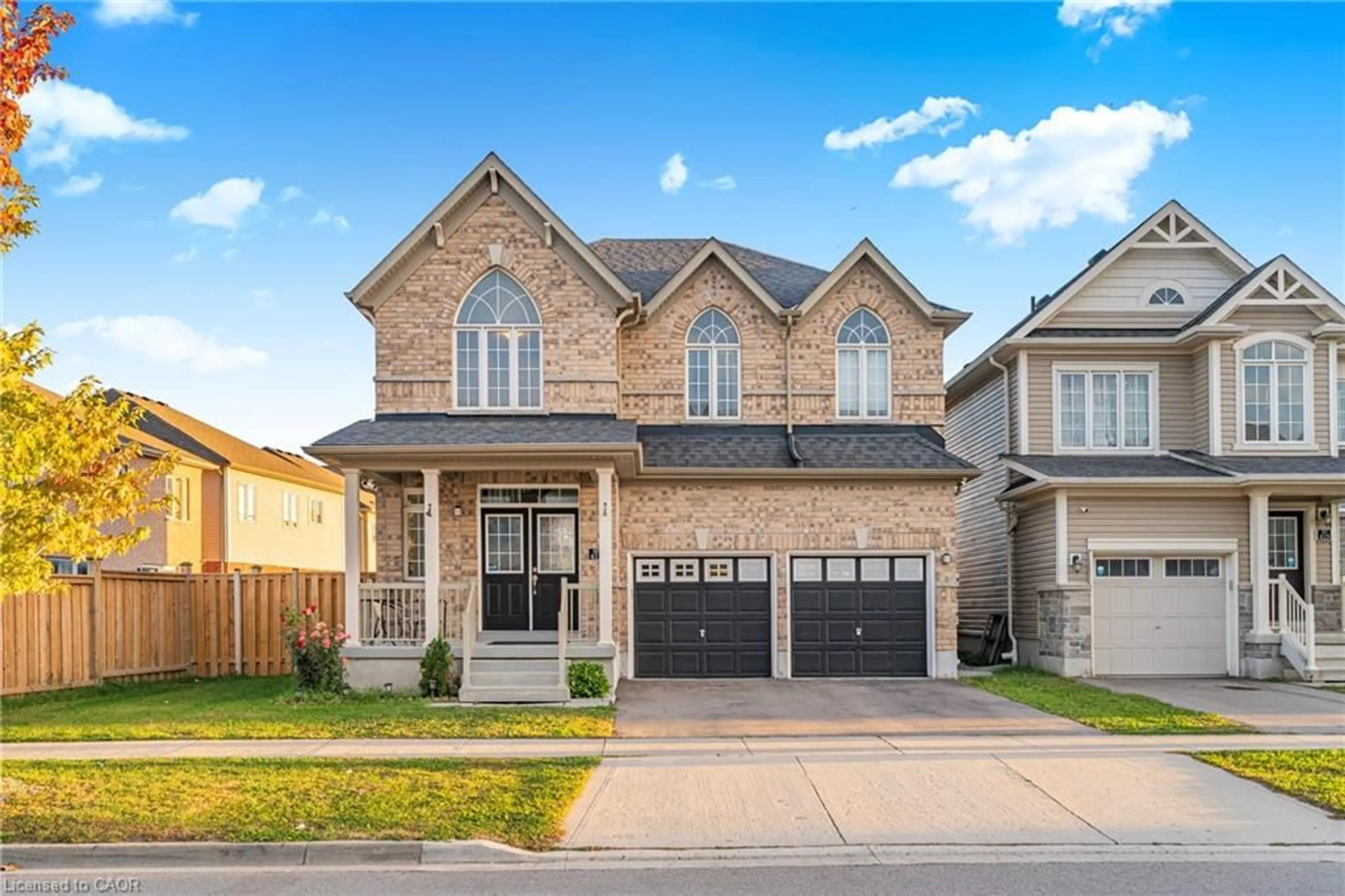 Home with brick exterior material, street for 411 Linden Dr, Cambridge Ontario N3H 0C2