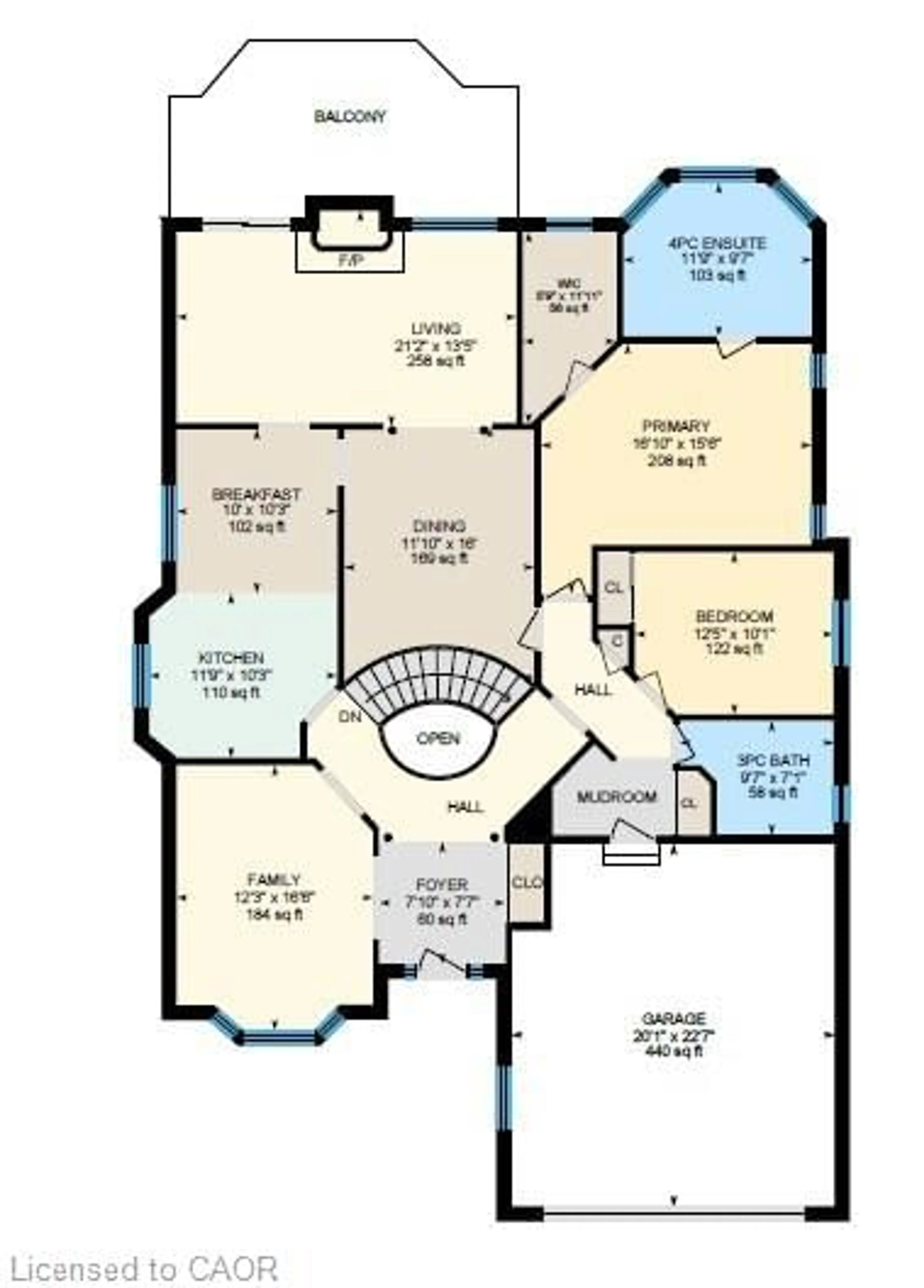 Floor plan for 7 Maue Crt #148, Baden Ontario N3A 3P2