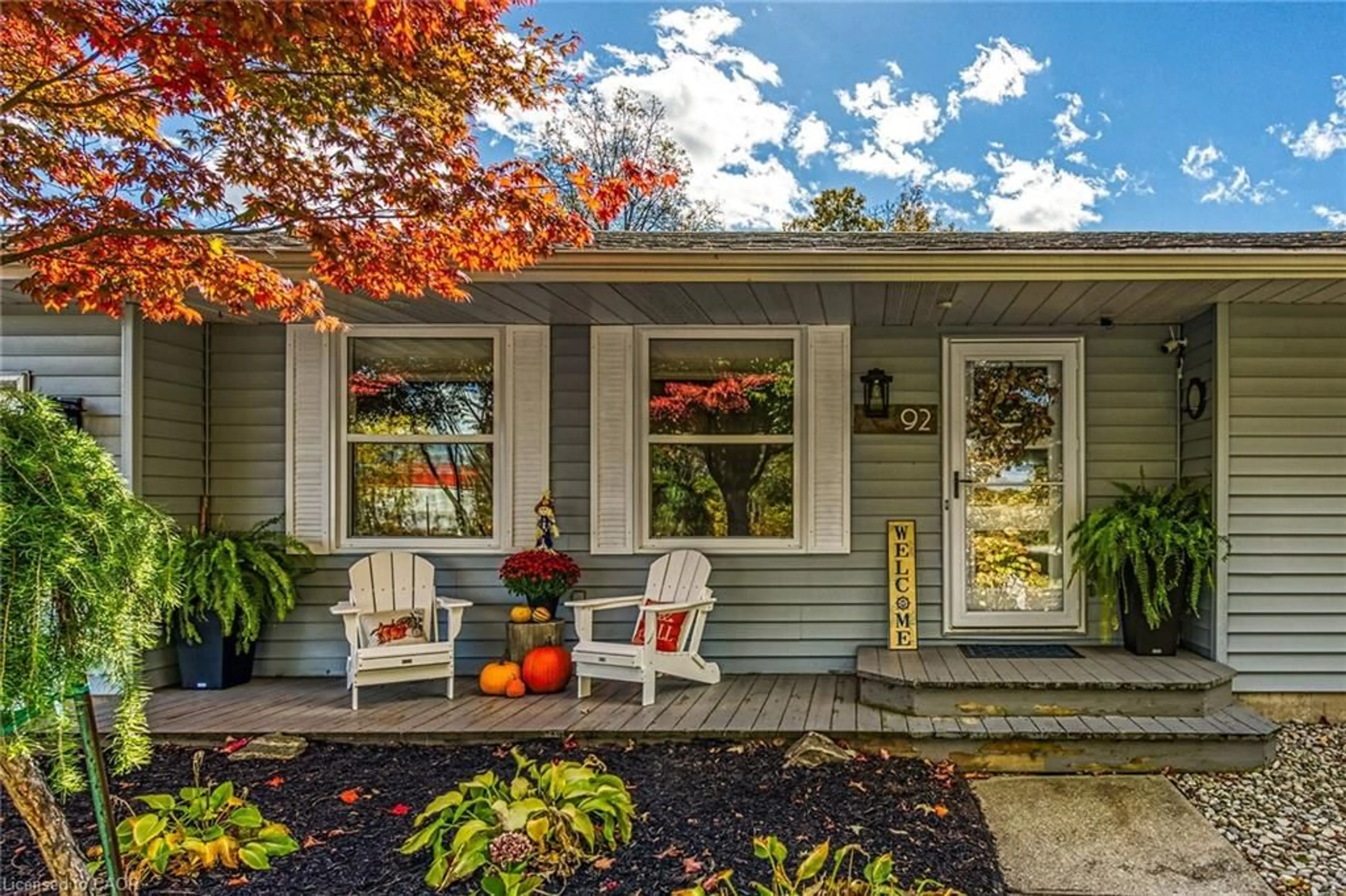 Home with vinyl exterior material, street for 92 Dover Mills Rd, Port Dover Ontario N0A 1N1