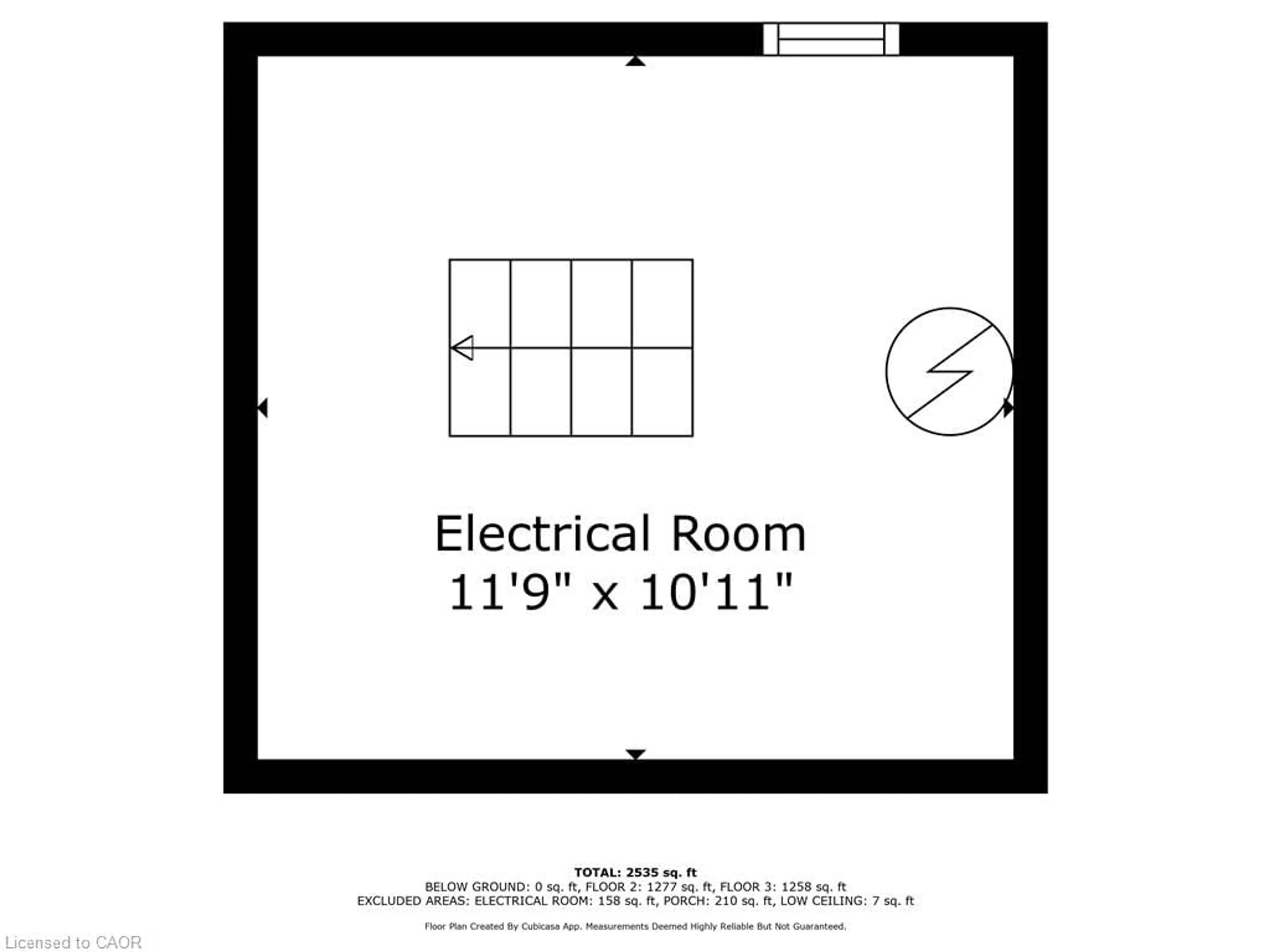 Floor plan for 311 St George St, Port Dover Ontario N0A 1N0