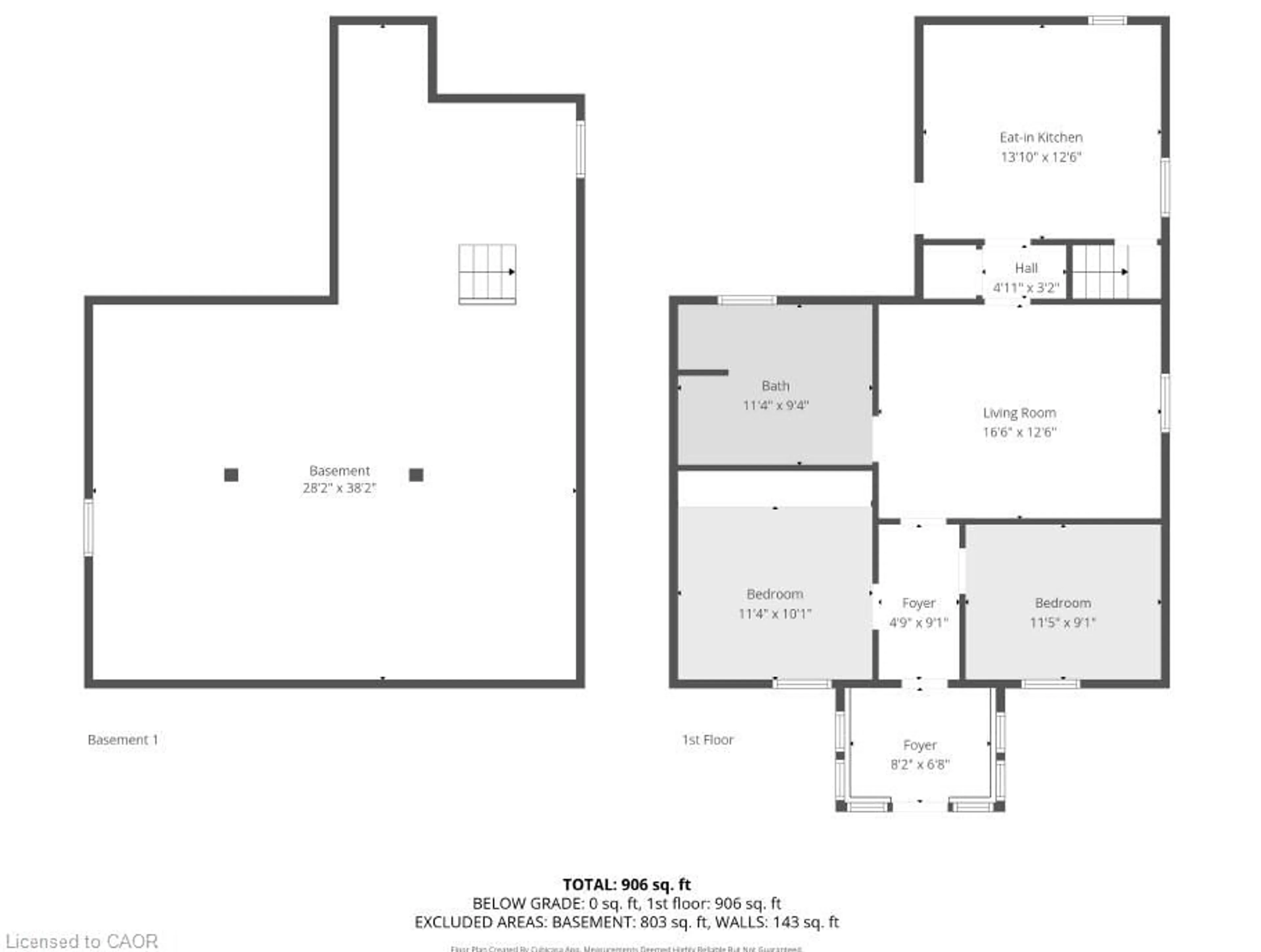 Floor plan for 28 Middleton St, Cambridge Ontario N1S 2R3