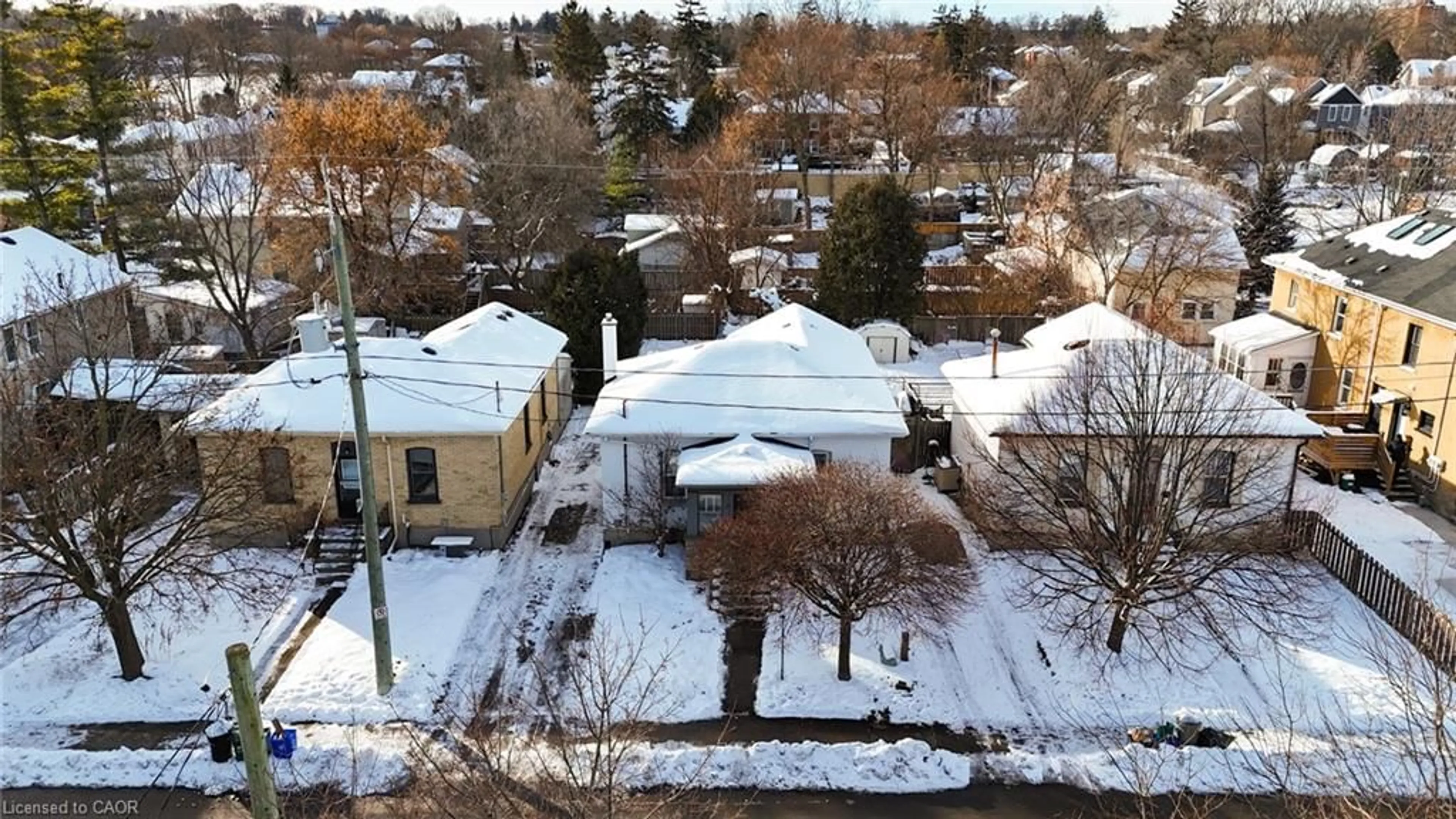 A pic from outside/outdoor area/front of a property/back of a property/a pic from drone, city buildings view from balcony for 28 Middleton St, Cambridge Ontario N1S 2R3