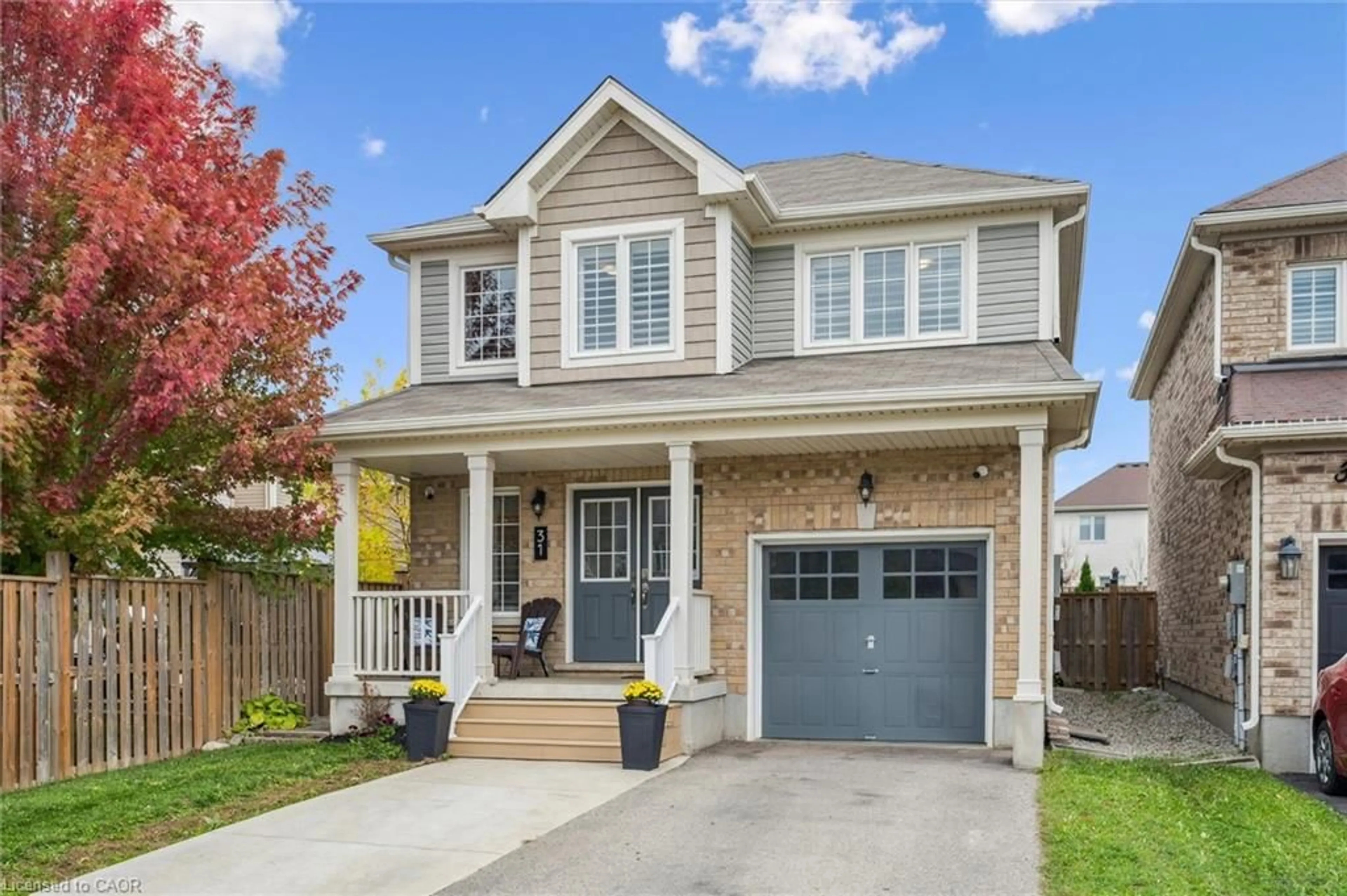 Home with brick exterior material, street for 31 Shallow Creek Rd, Breslau Ontario N0B 1M0